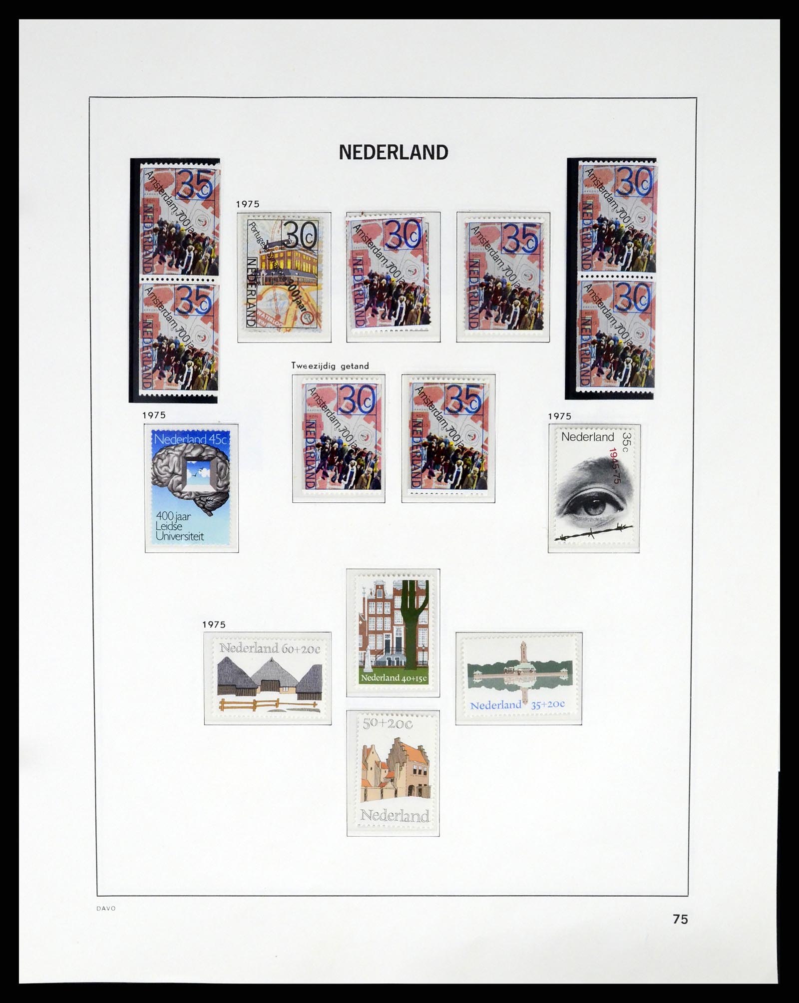 37294 076 - Stamp collection 37294 Netherlands 1852-2001.