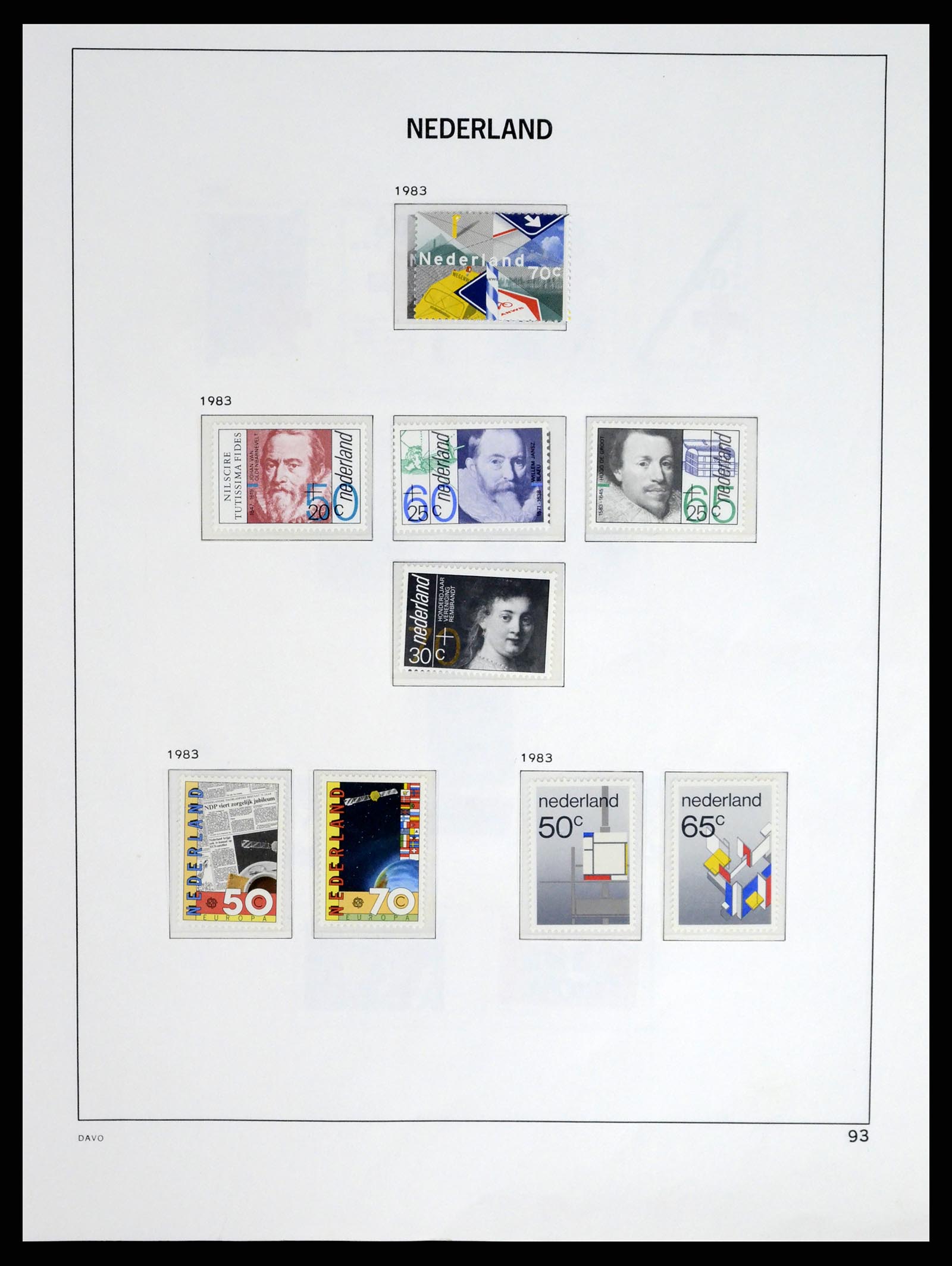 37294 095 - Stamp collection 37294 Netherlands 1852-2001.