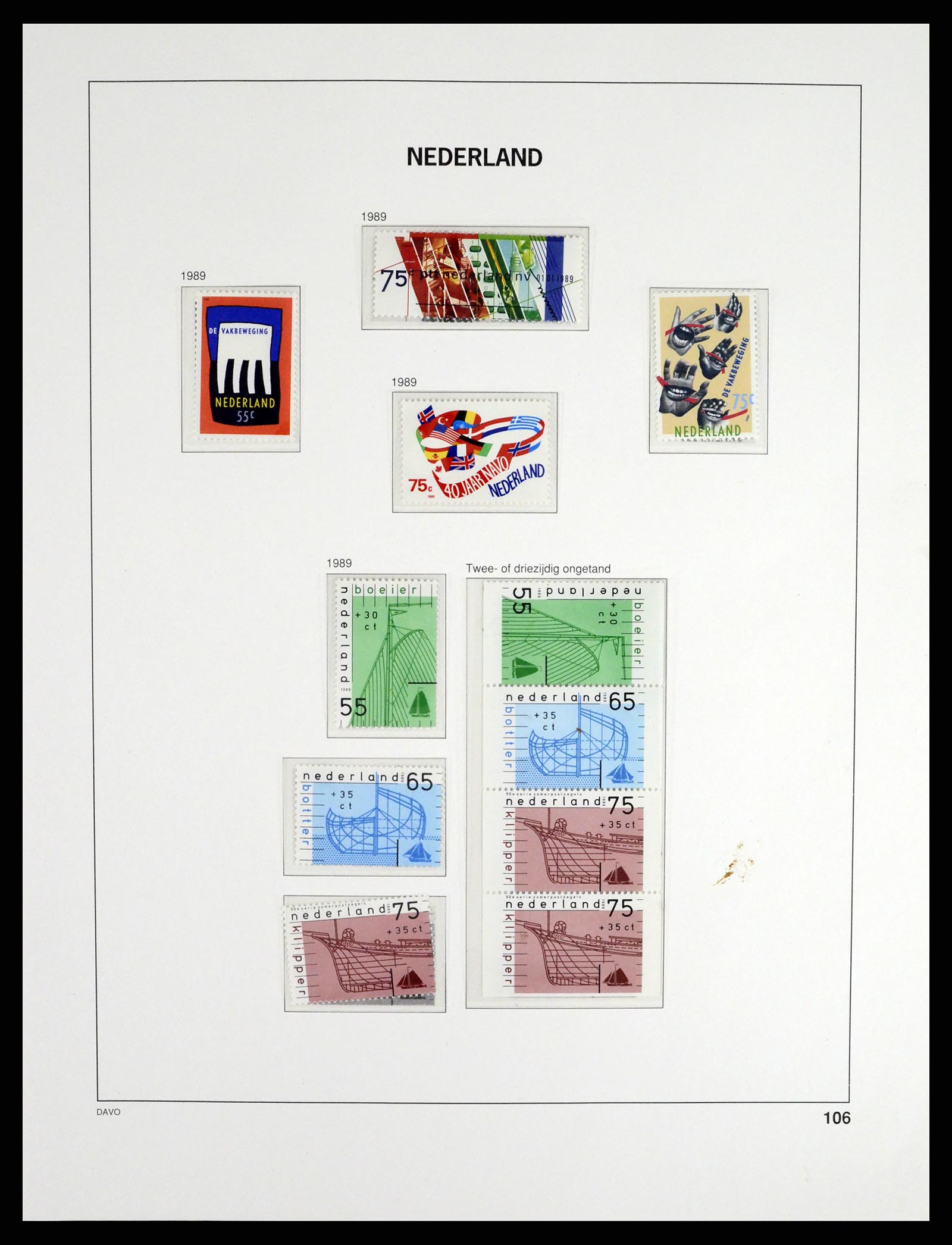 37294 203 - Stamp collection 37294 Netherlands 1852-2001.