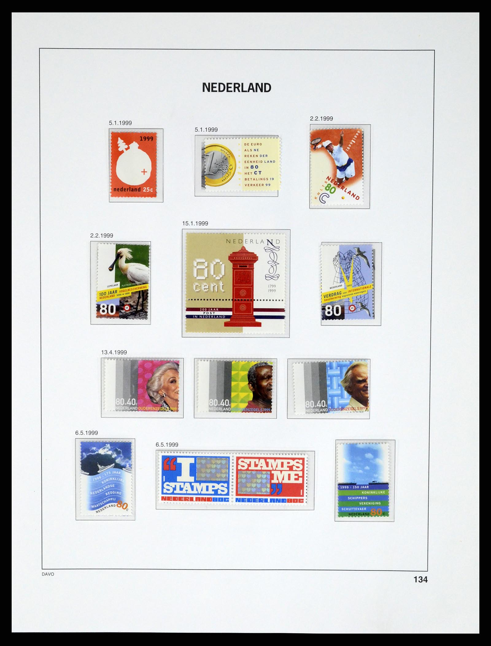 37294 243 - Postzegelverzameling 37294 Nederland 1852-2001.