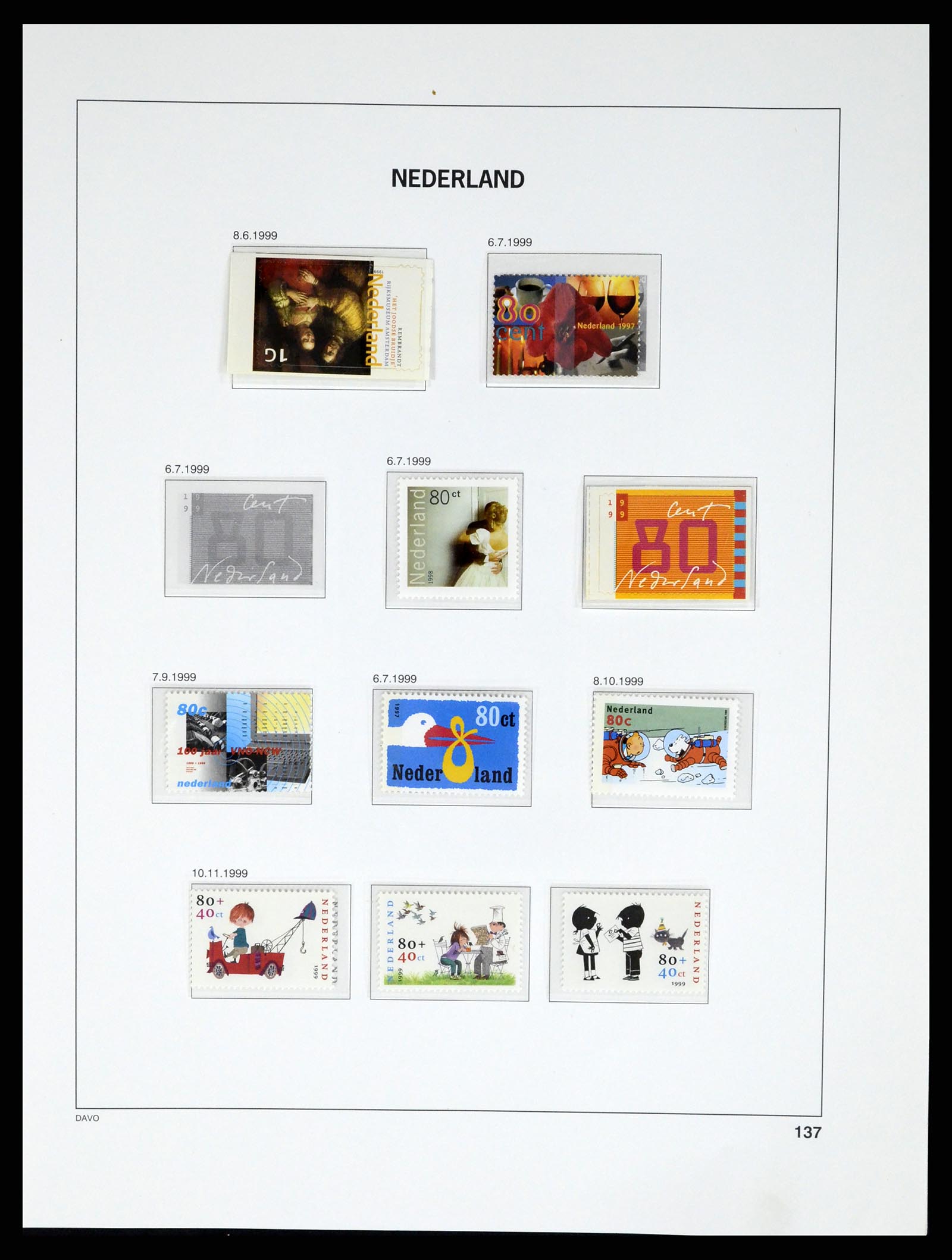 37294 246 - Postzegelverzameling 37294 Nederland 1852-2001.
