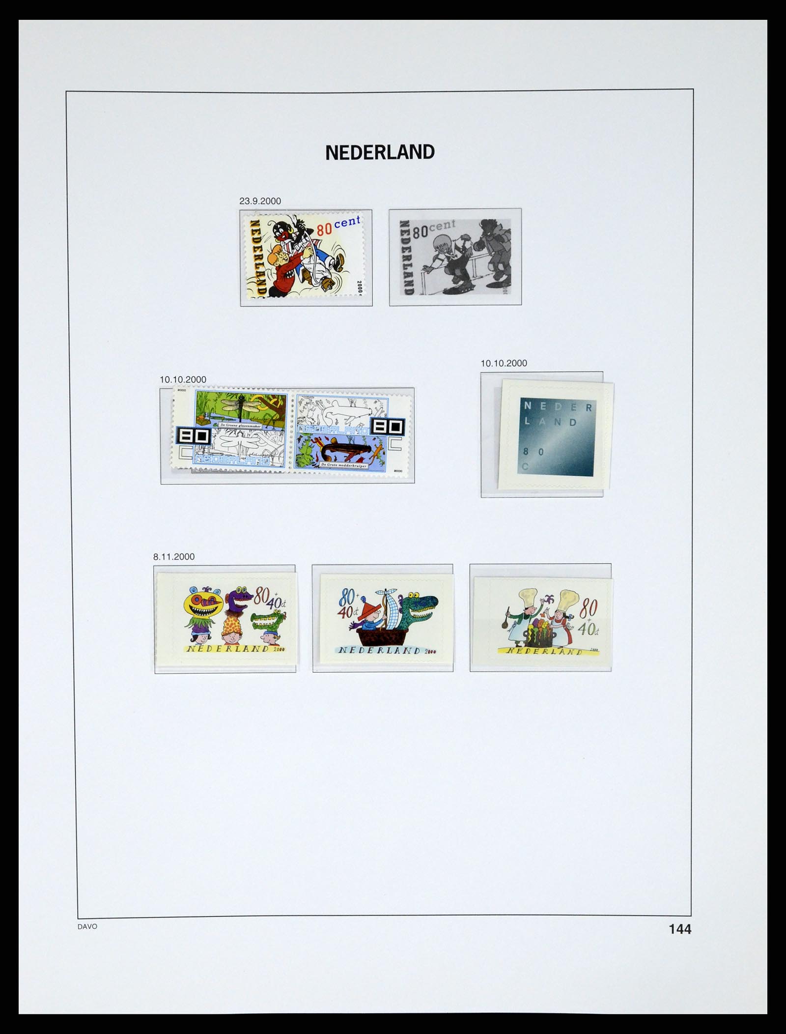 37294 254 - Postzegelverzameling 37294 Nederland 1852-2001.