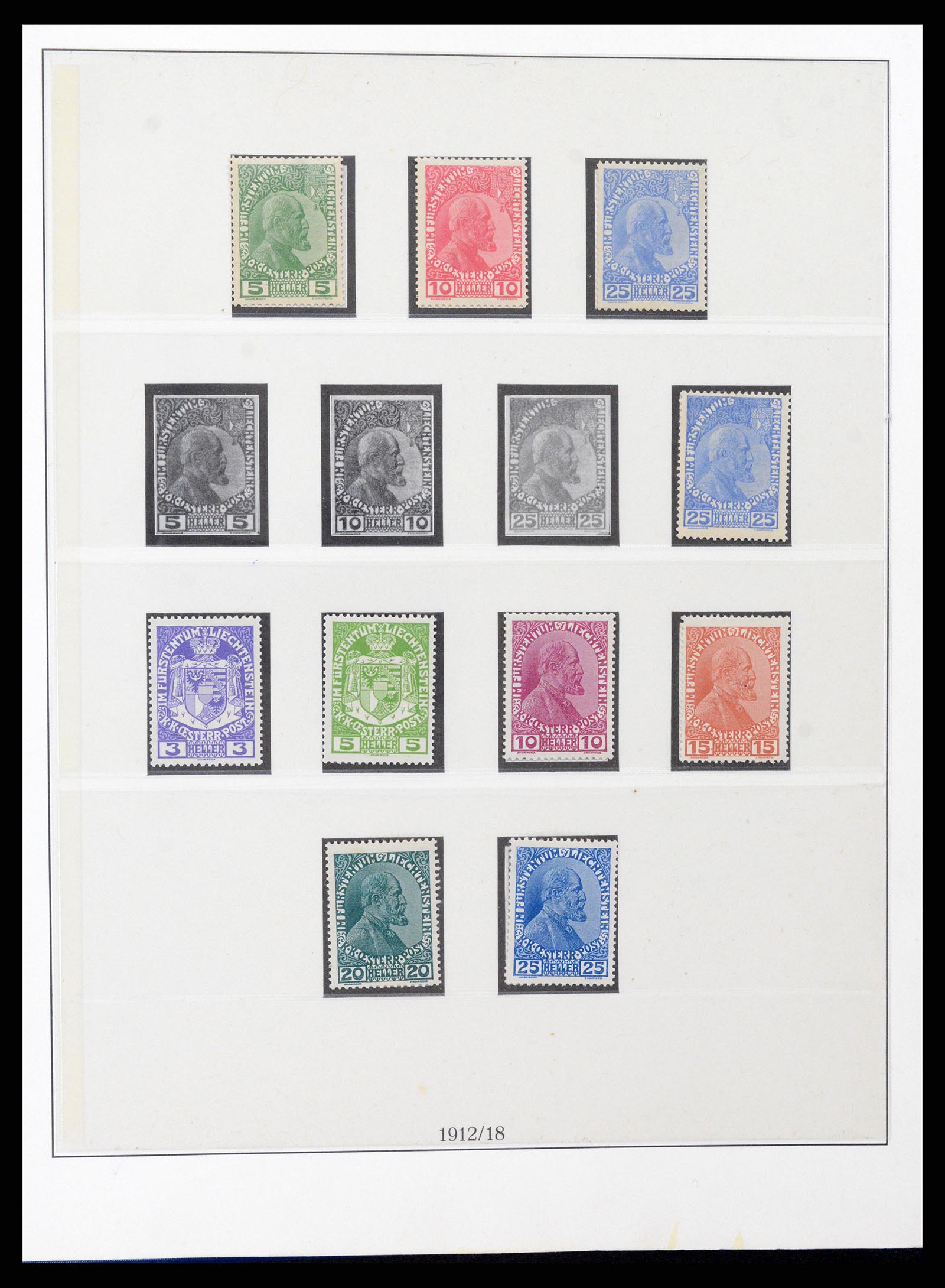 37295 001 - Postzegelverzameling 37295 Liechtenstein 1912-2009.