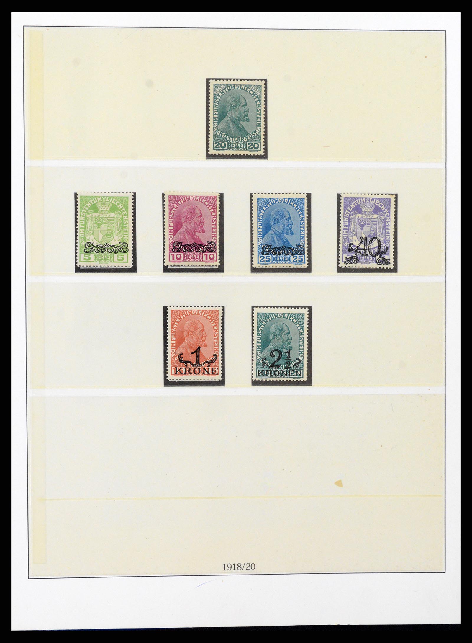 37295 002 - Stamp collection 37295 Liechtenstein 1912-2009.