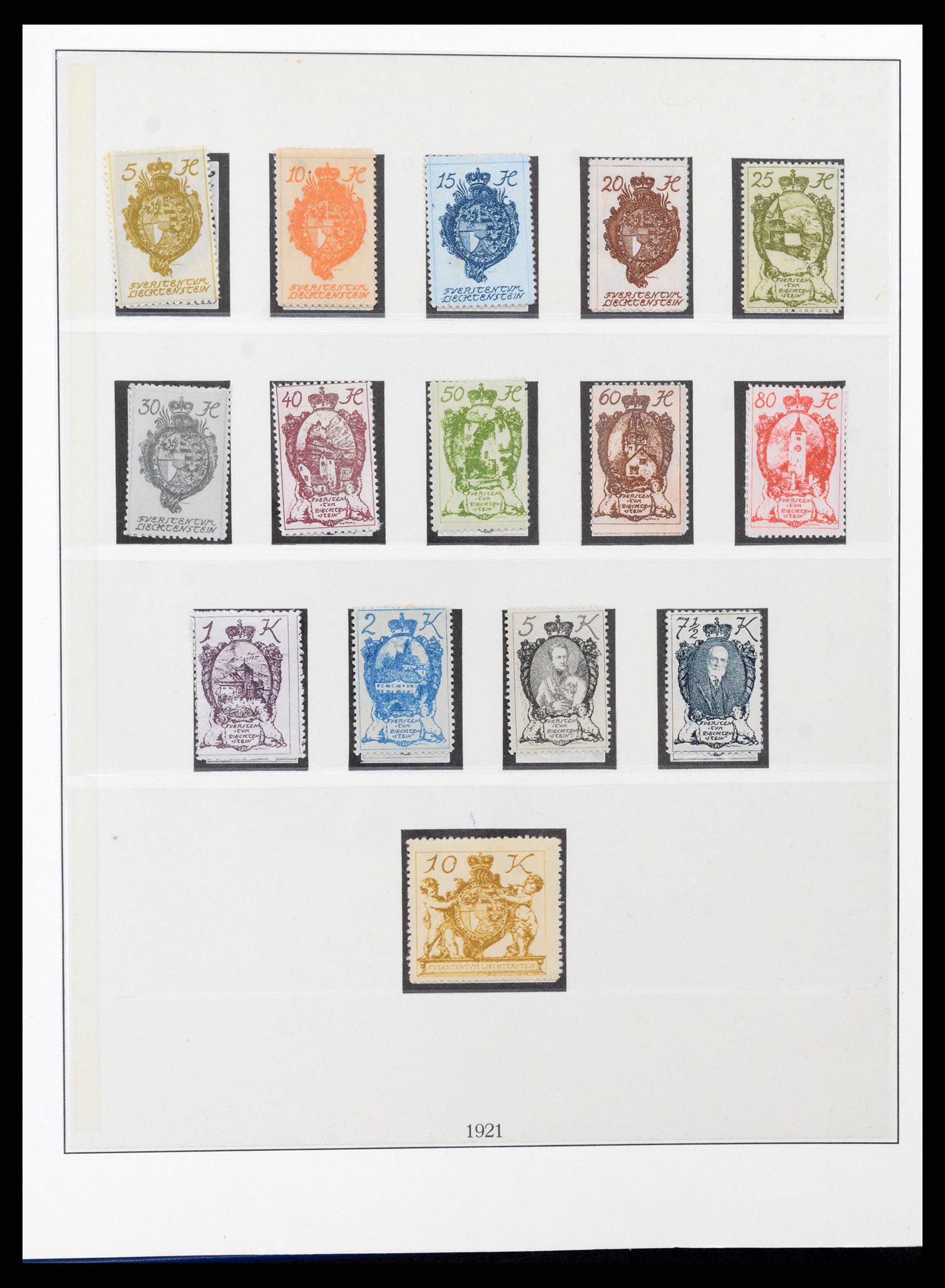 37295 004 - Postzegelverzameling 37295 Liechtenstein 1912-2009.