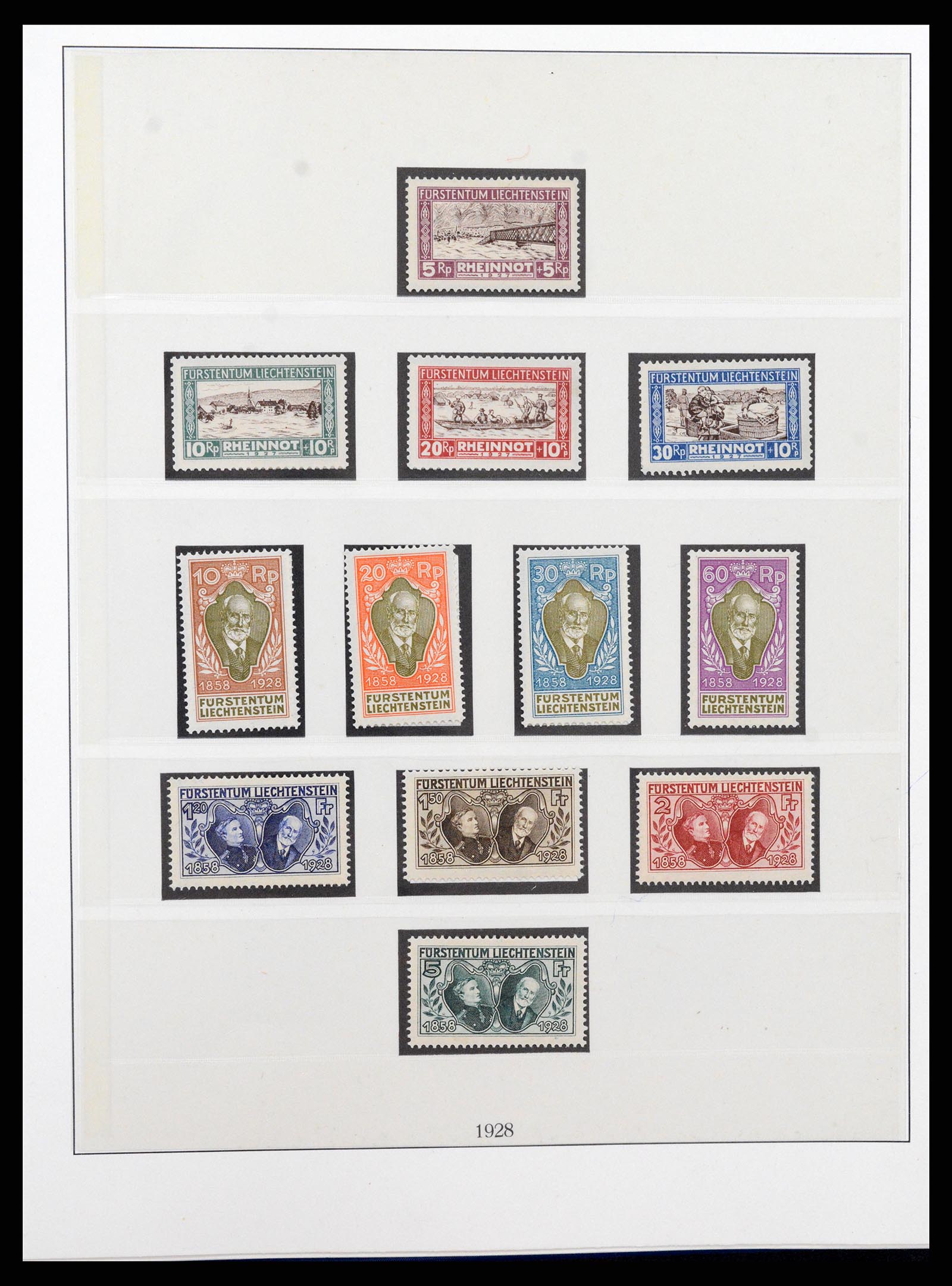 37295 008 - Postzegelverzameling 37295 Liechtenstein 1912-2009.