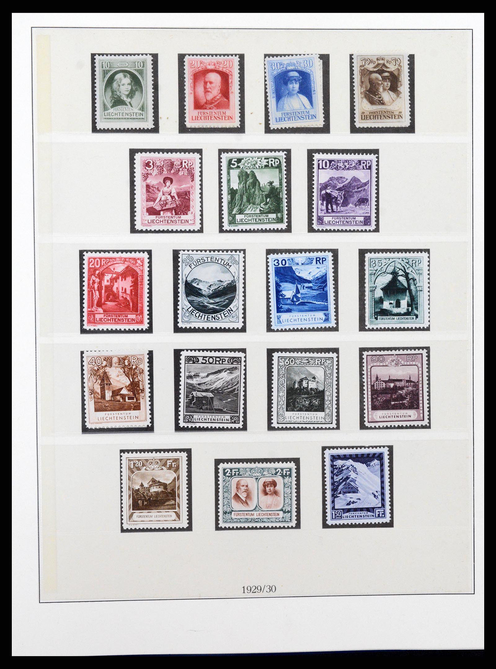 37295 009 - Stamp collection 37295 Liechtenstein 1912-2009.