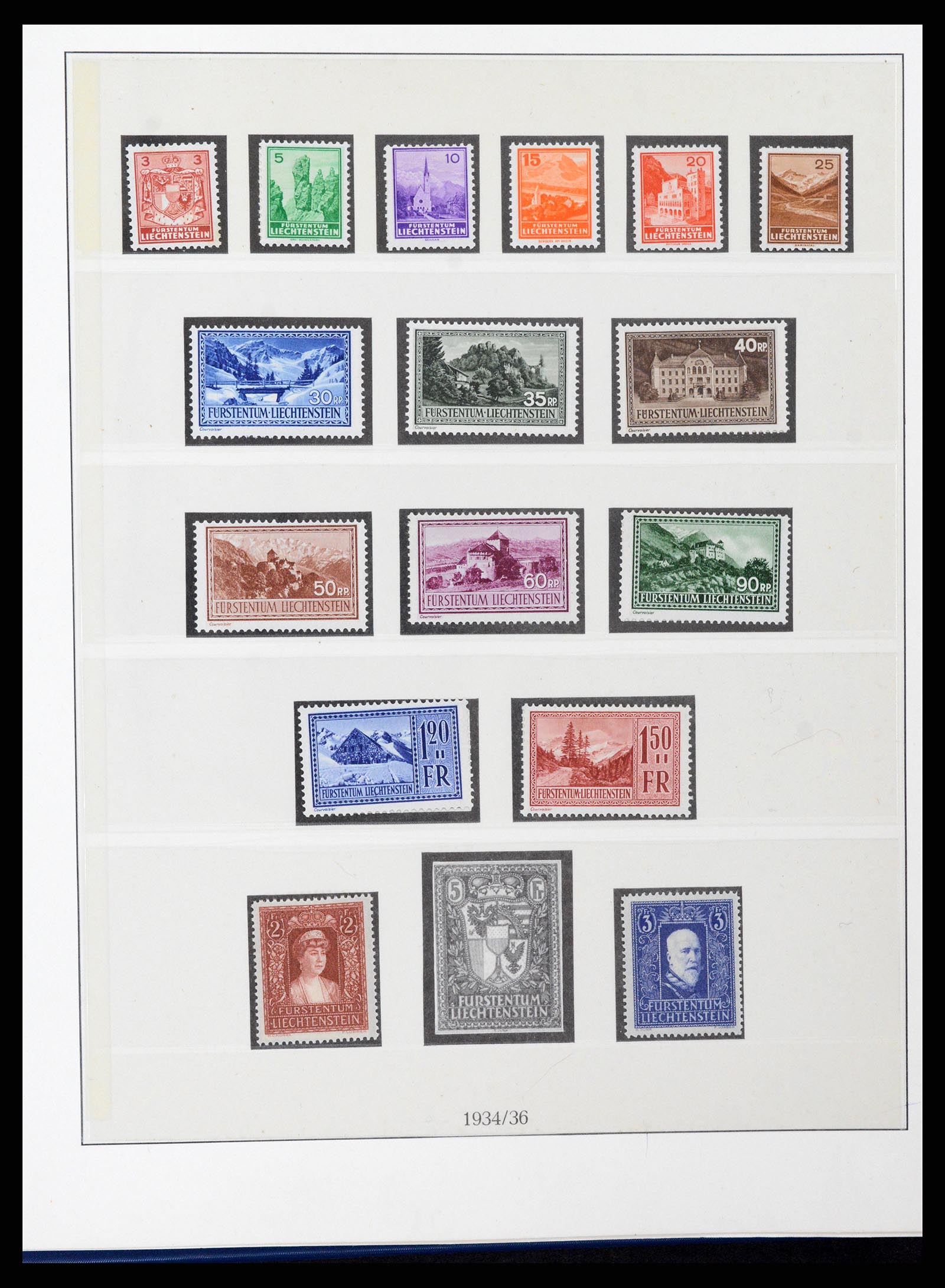 37295 011 - Postzegelverzameling 37295 Liechtenstein 1912-2009.