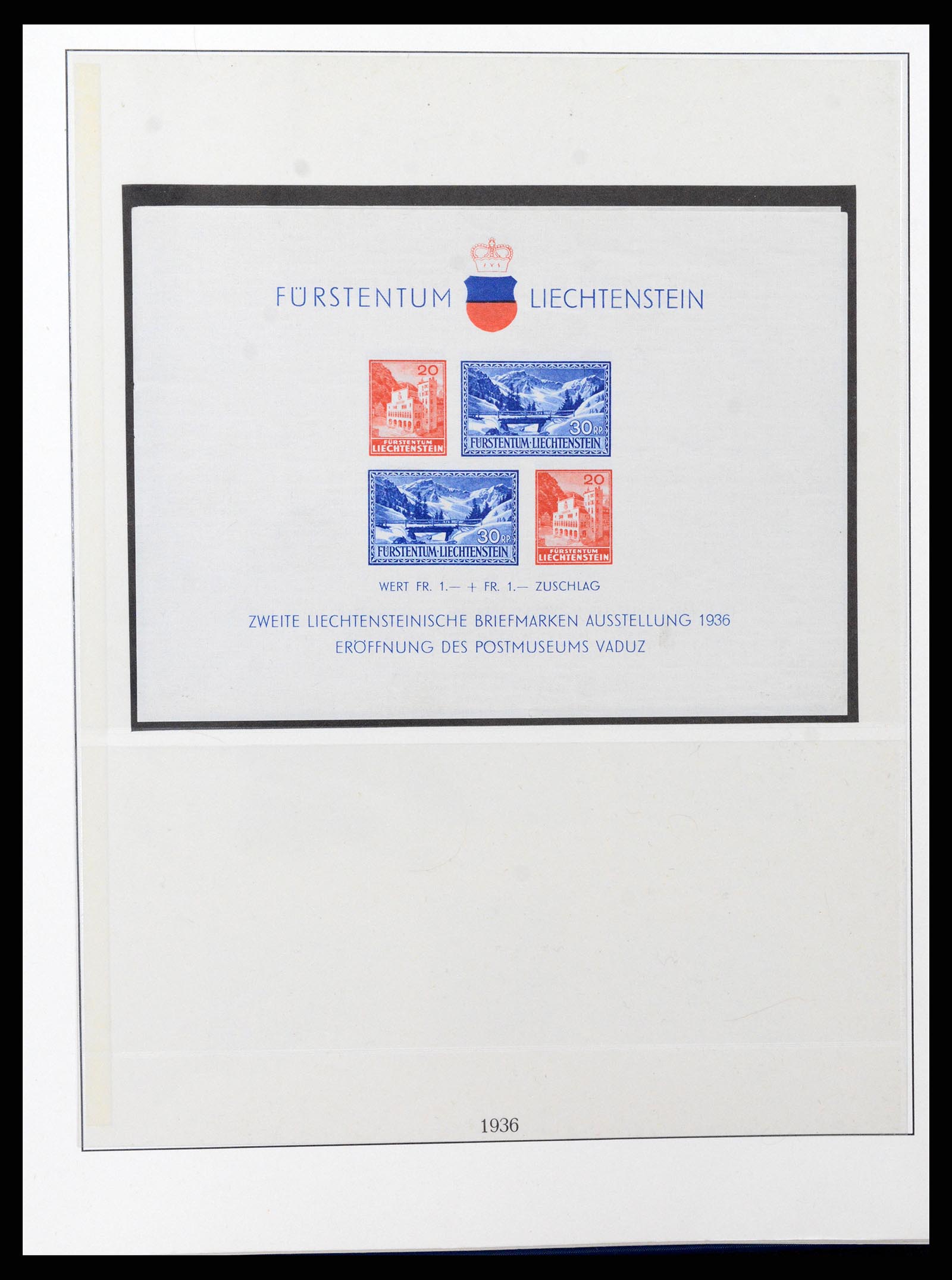 37295 012 - Stamp collection 37295 Liechtenstein 1912-2009.