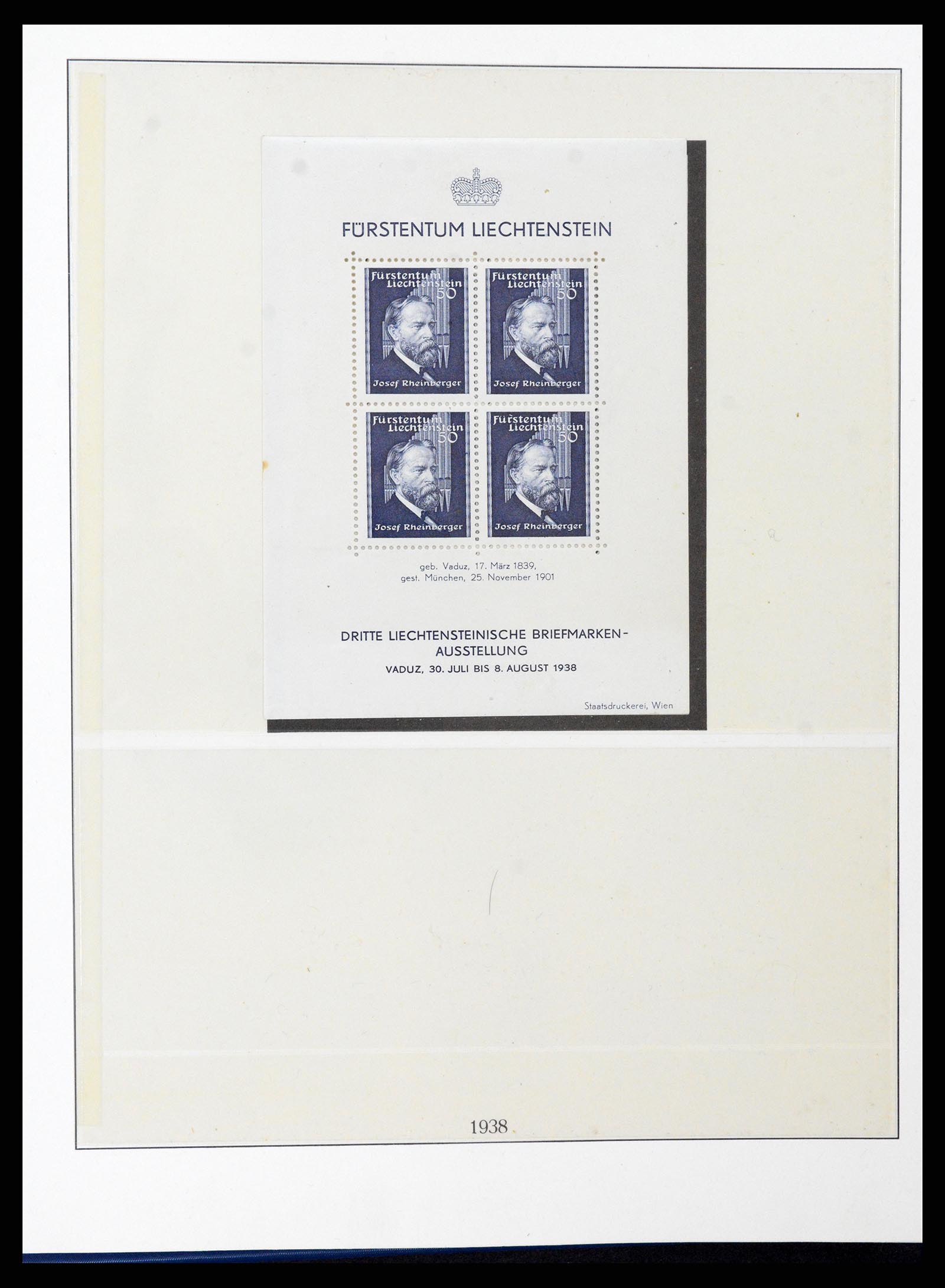 37295 014 - Stamp collection 37295 Liechtenstein 1912-2009.