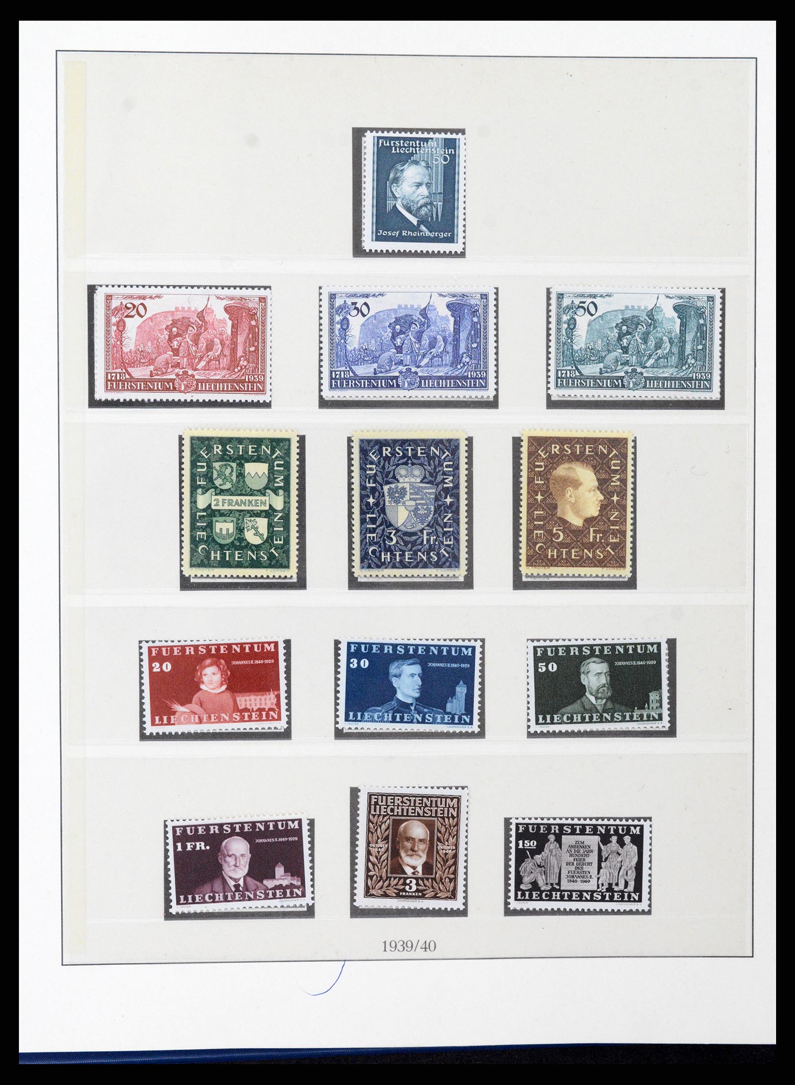 37295 015 - Stamp collection 37295 Liechtenstein 1912-2009.