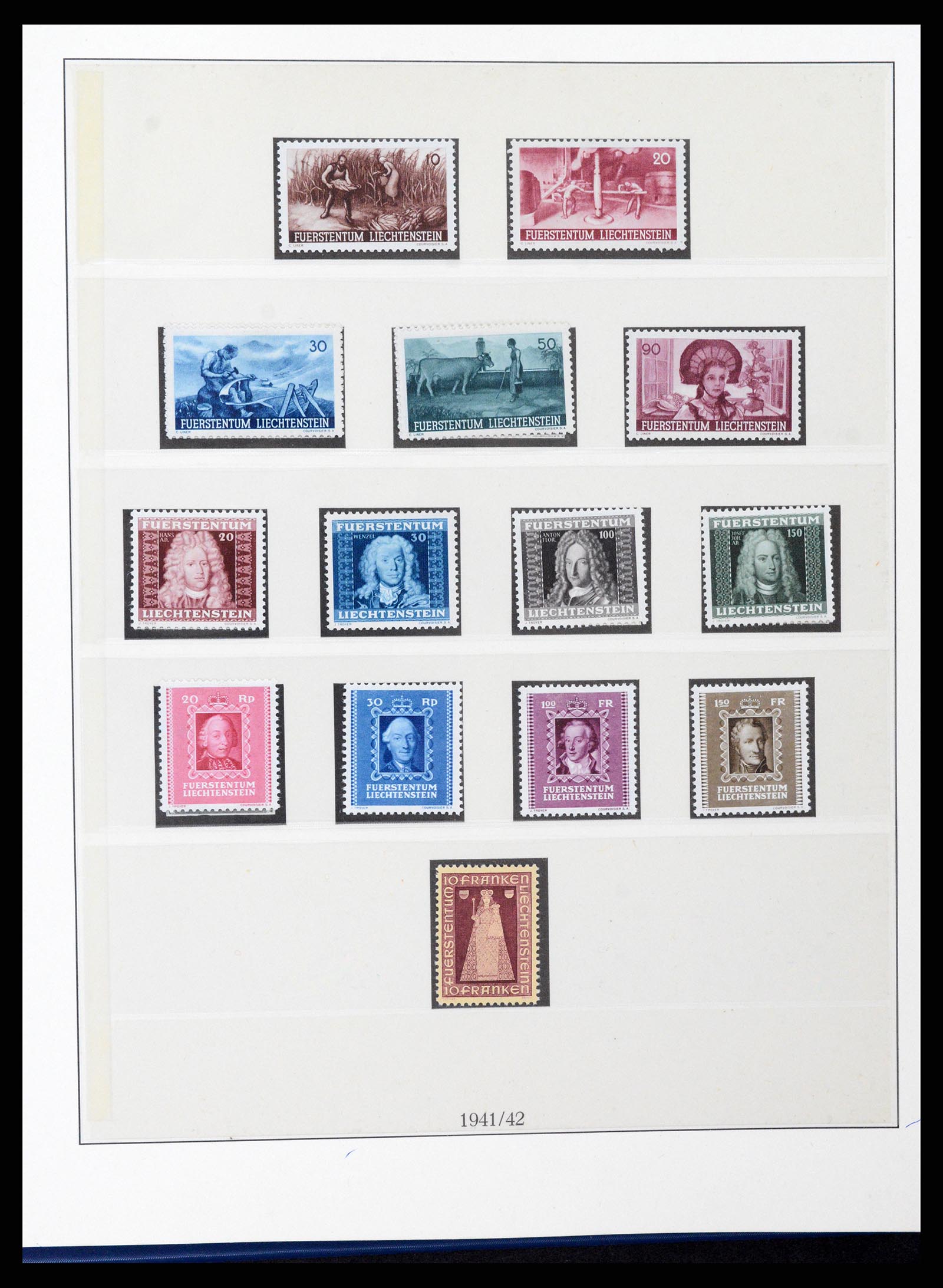 37295 016 - Stamp collection 37295 Liechtenstein 1912-2009.