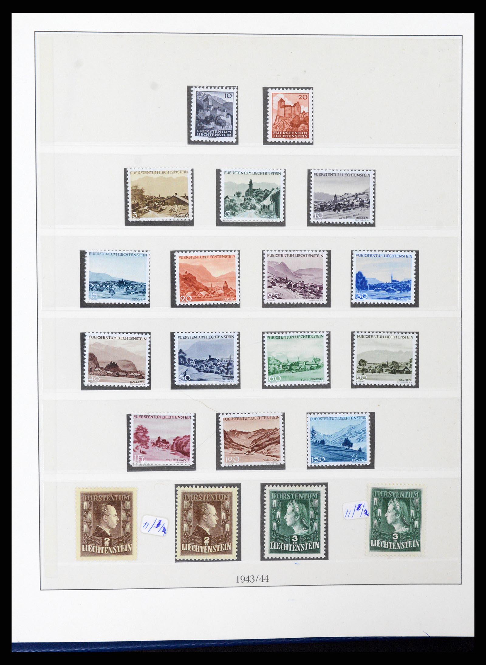 37295 018 - Postzegelverzameling 37295 Liechtenstein 1912-2009.