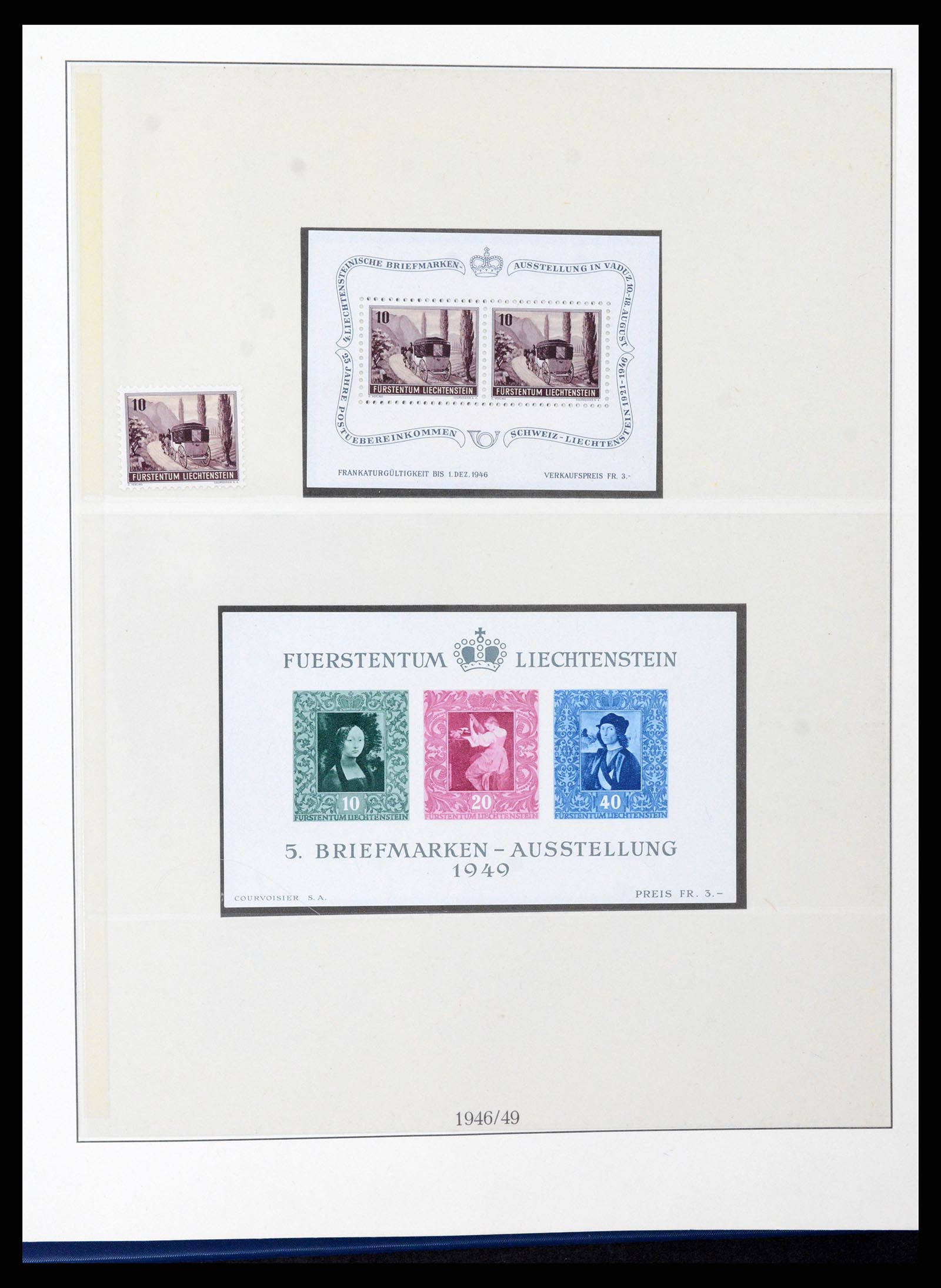 37295 020 - Postzegelverzameling 37295 Liechtenstein 1912-2009.