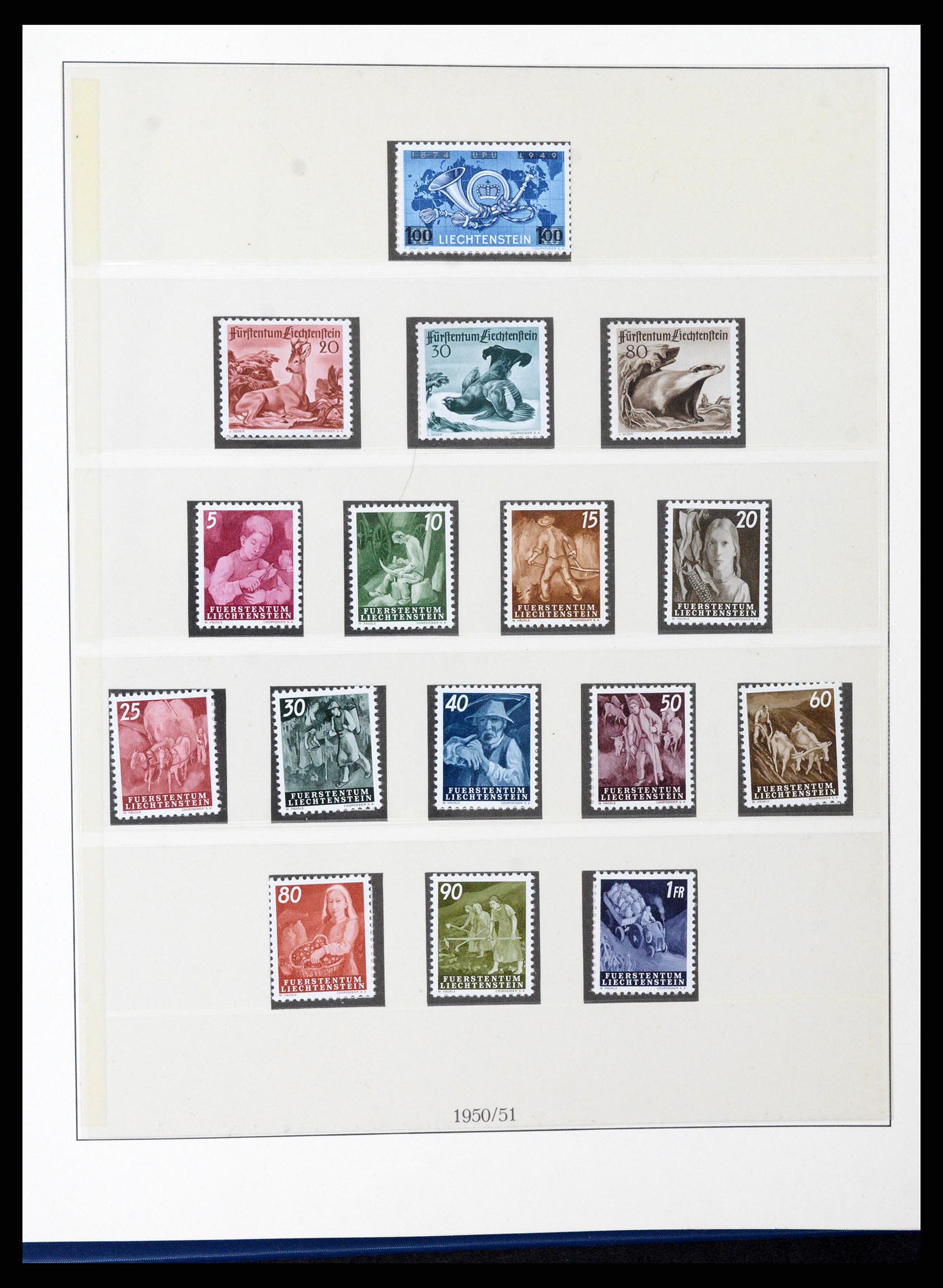 37295 022 - Postzegelverzameling 37295 Liechtenstein 1912-2009.