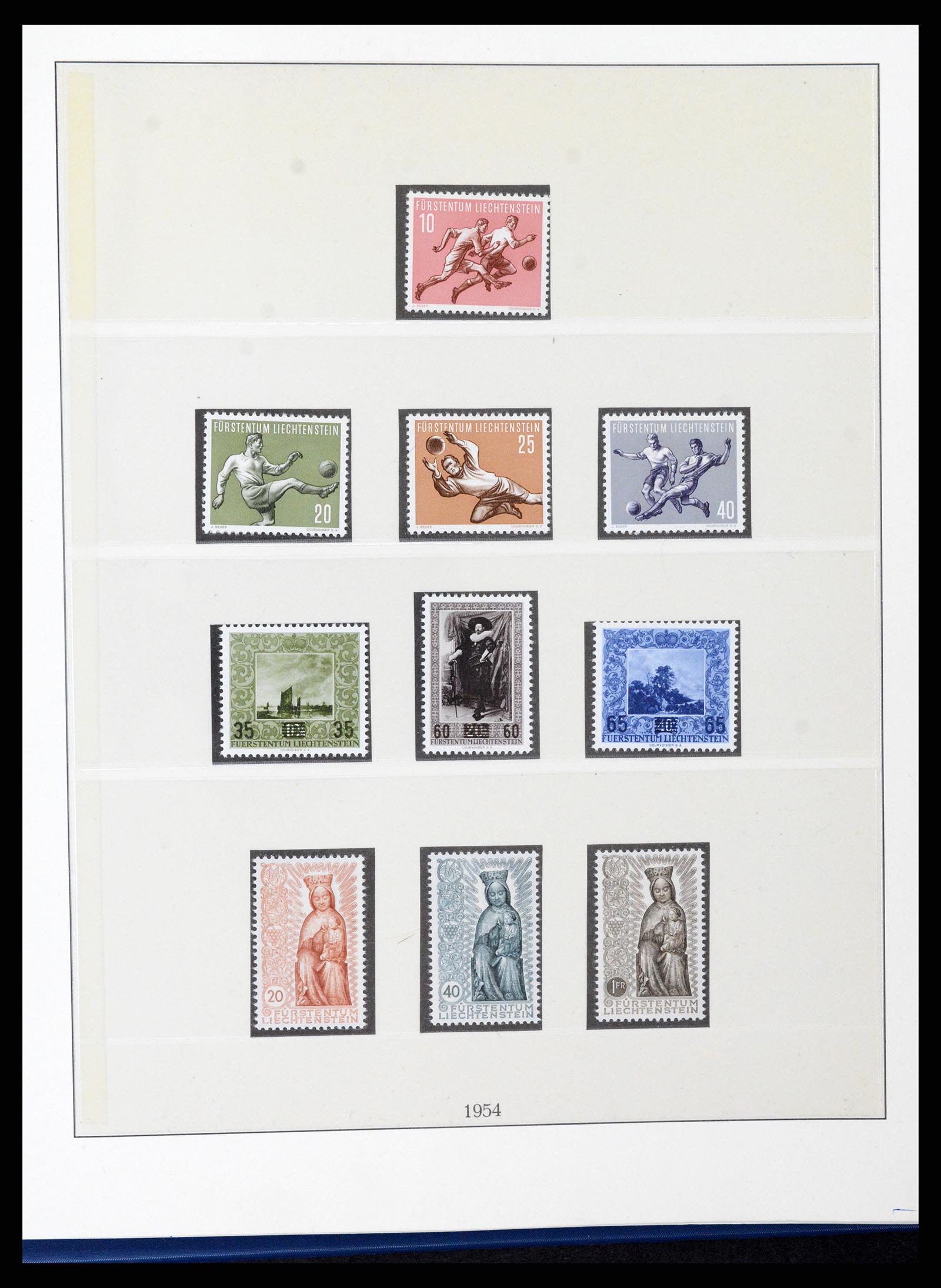 37295 025 - Postzegelverzameling 37295 Liechtenstein 1912-2009.
