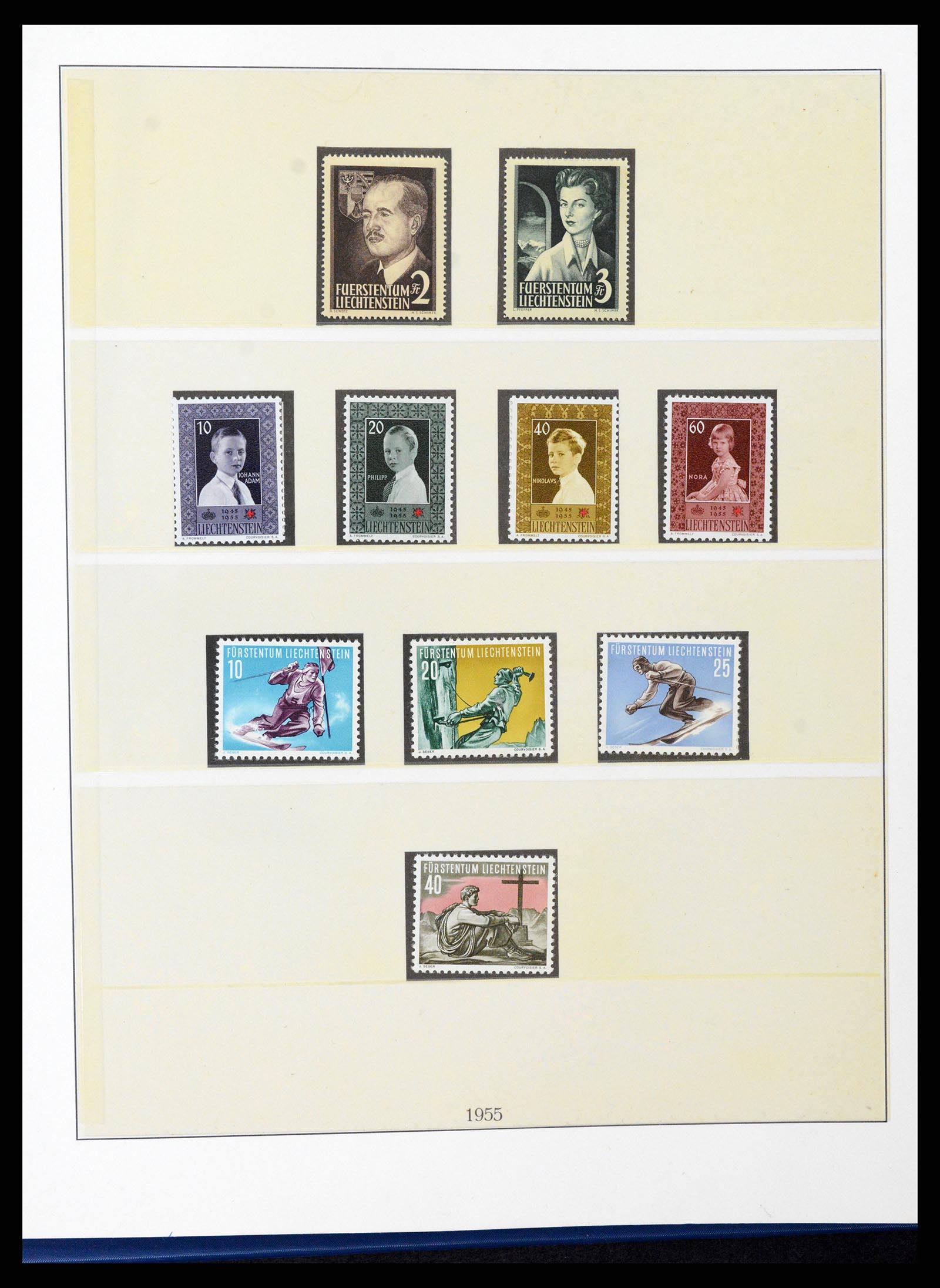 37295 026 - Postzegelverzameling 37295 Liechtenstein 1912-2009.