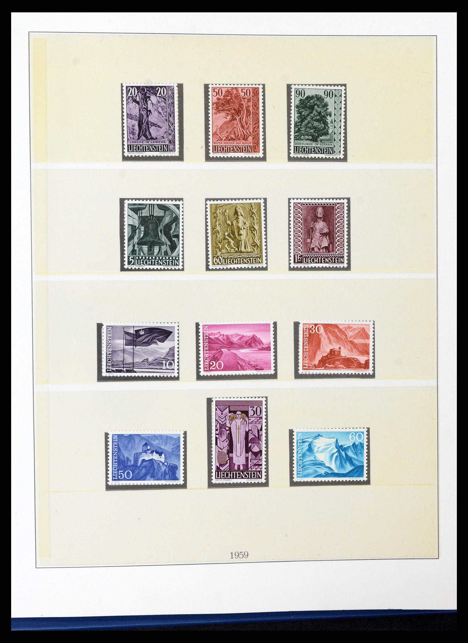 37295 030 - Postzegelverzameling 37295 Liechtenstein 1912-2009.
