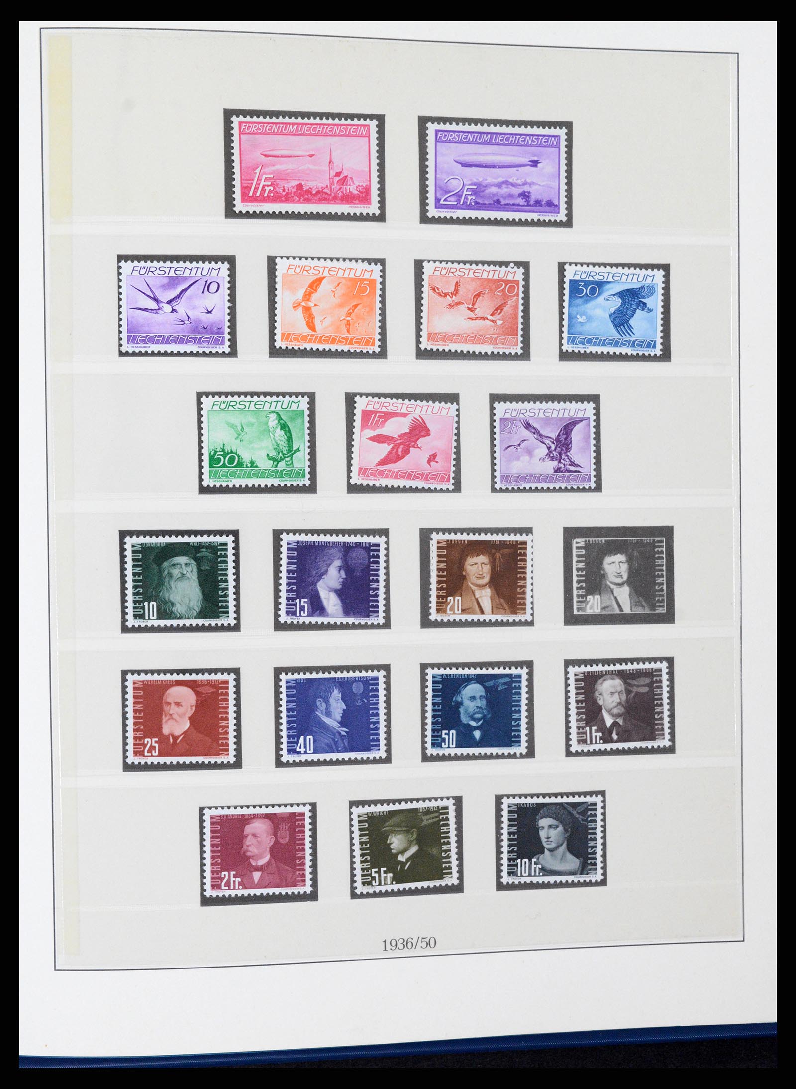 37295 035 - Postzegelverzameling 37295 Liechtenstein 1912-2009.