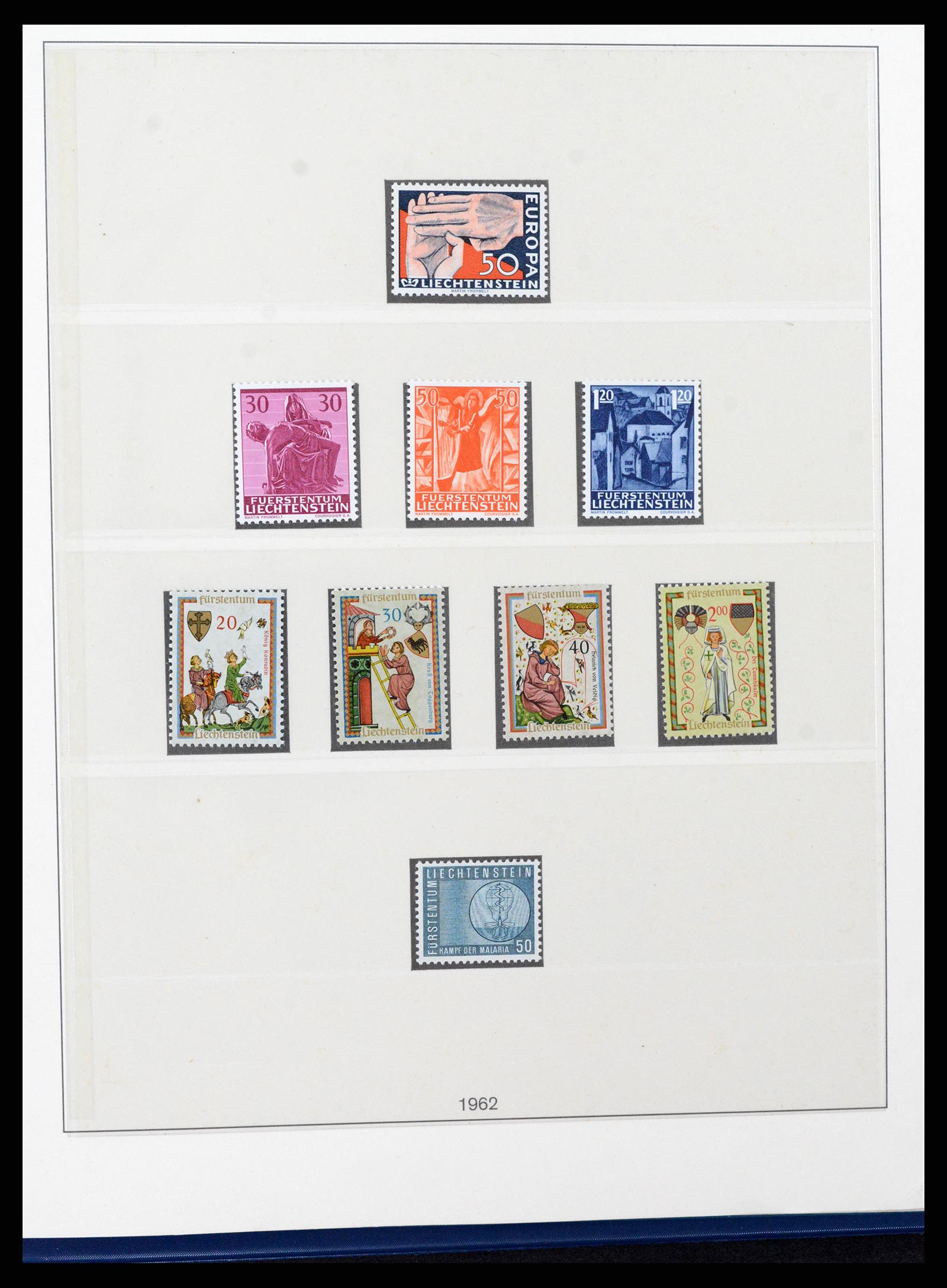 37295 039 - Postzegelverzameling 37295 Liechtenstein 1912-2009.