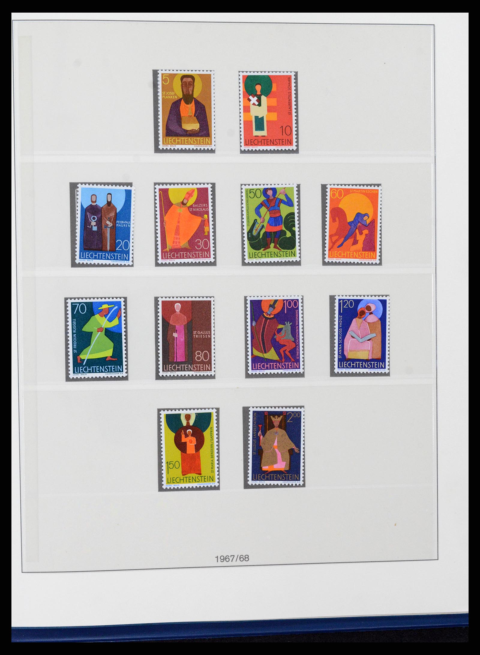 37295 047 - Postzegelverzameling 37295 Liechtenstein 1912-2009.