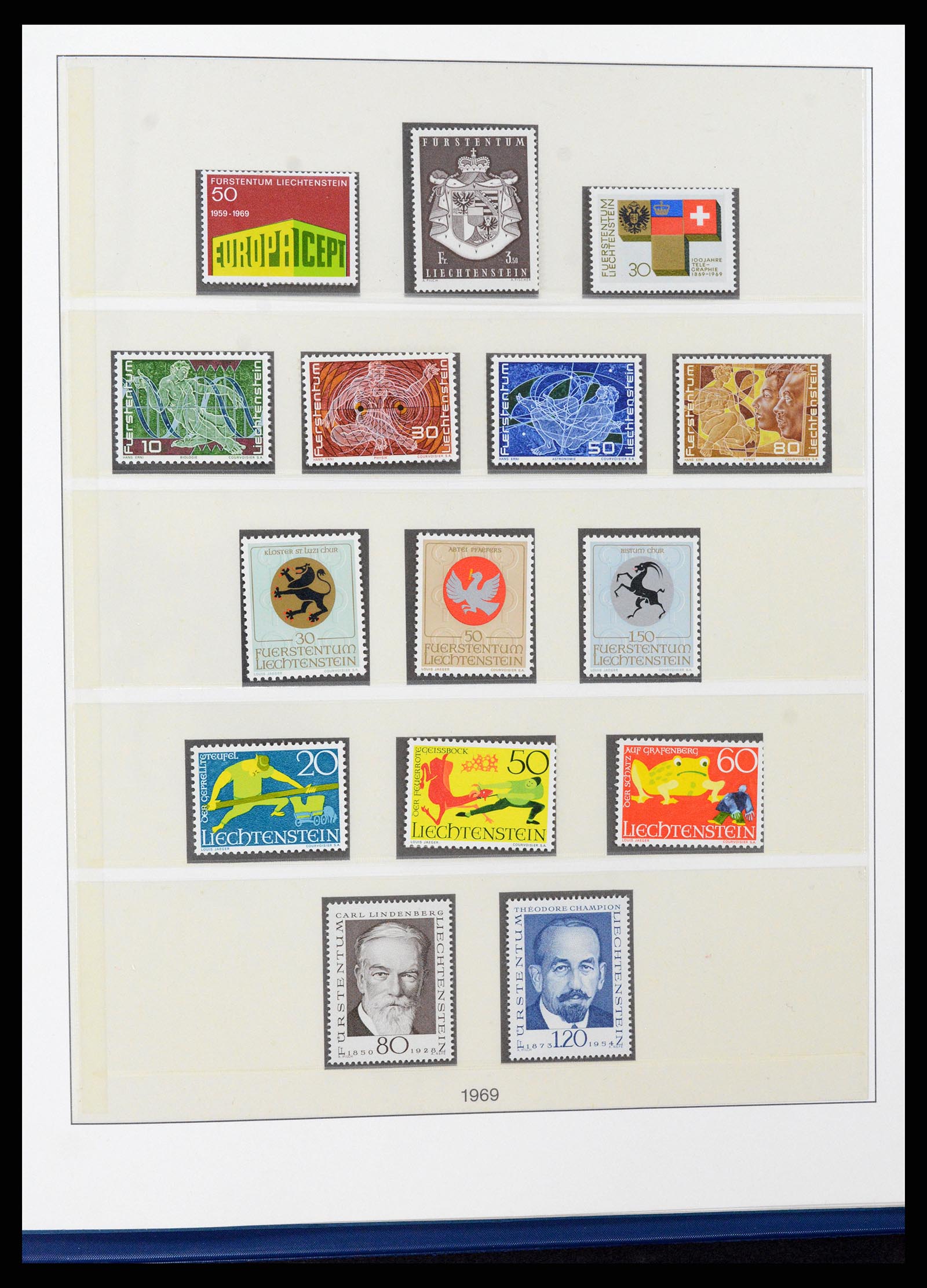 37295 049 - Stamp collection 37295 Liechtenstein 1912-2009.