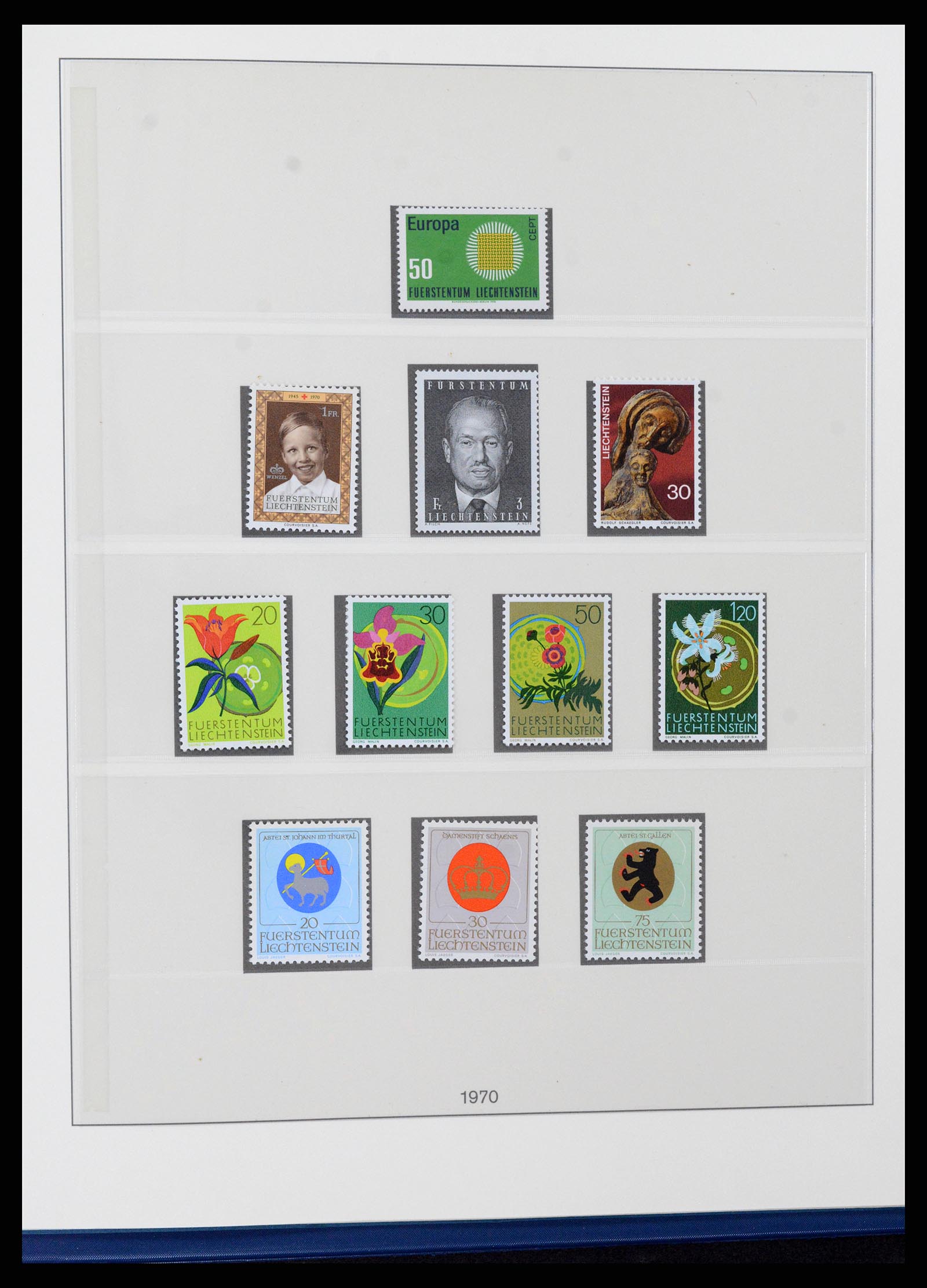 37295 050 - Postzegelverzameling 37295 Liechtenstein 1912-2009.