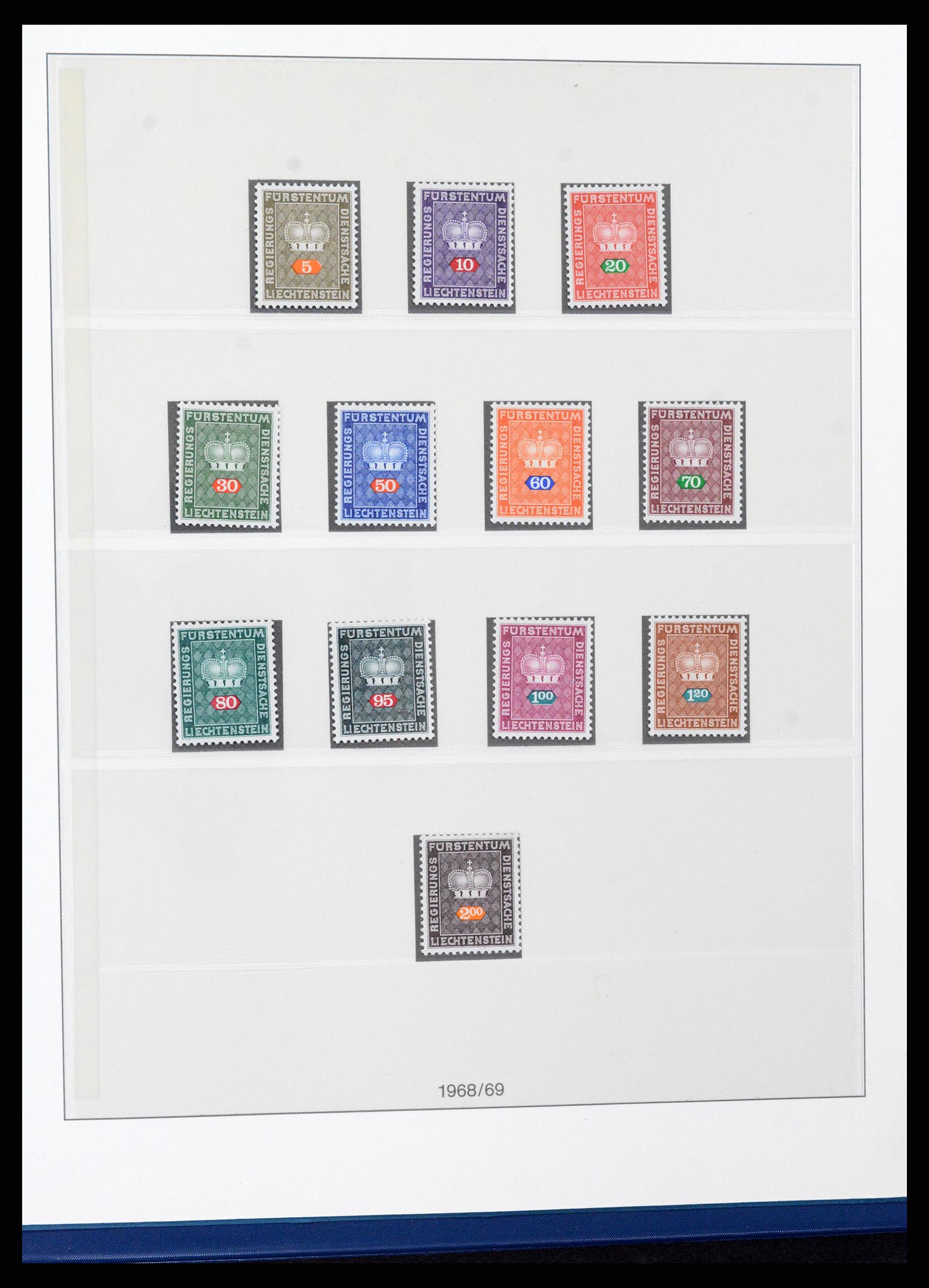 37295 054 - Stamp collection 37295 Liechtenstein 1912-2009.