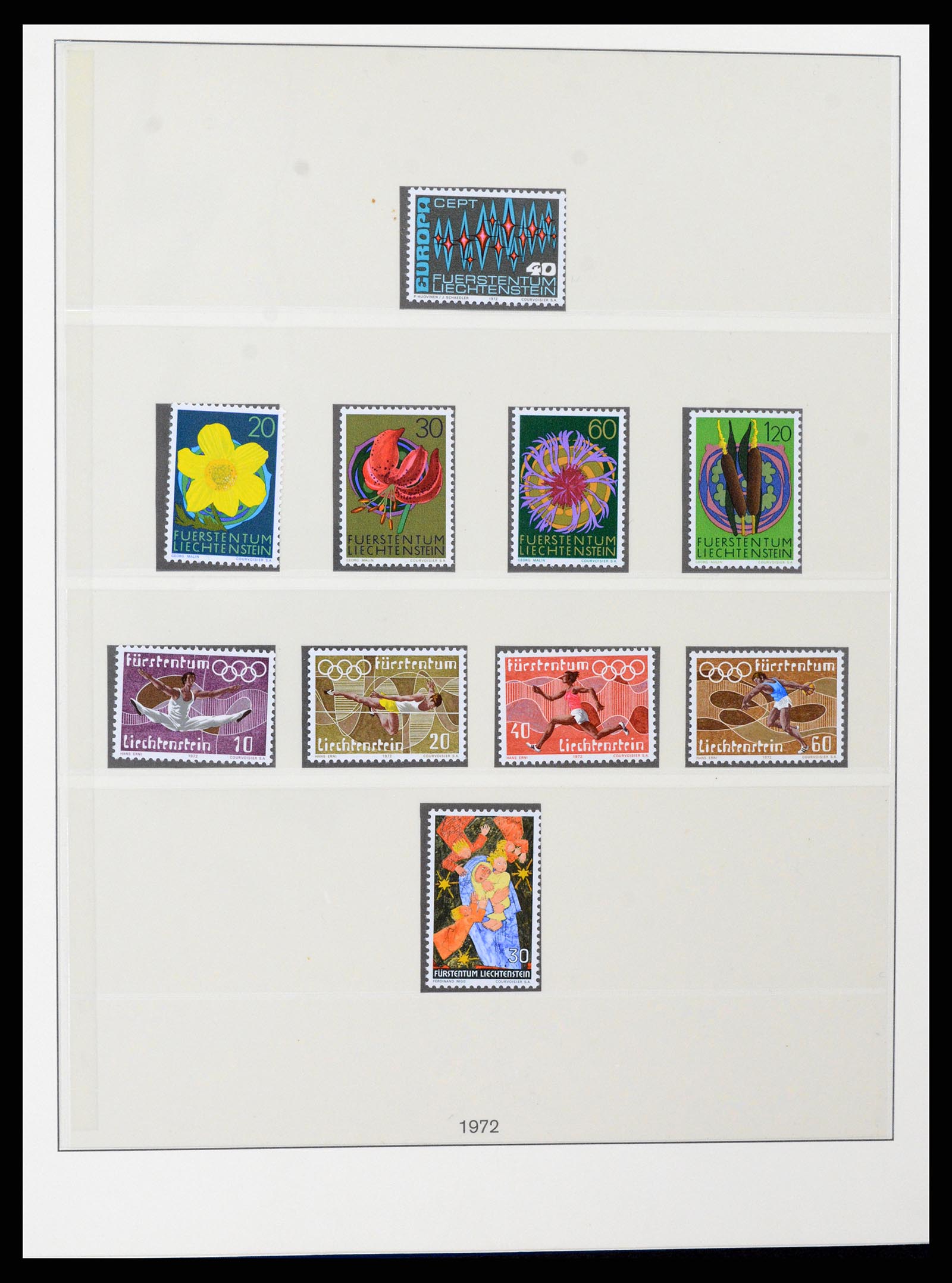 37295 055 - Postzegelverzameling 37295 Liechtenstein 1912-2009.