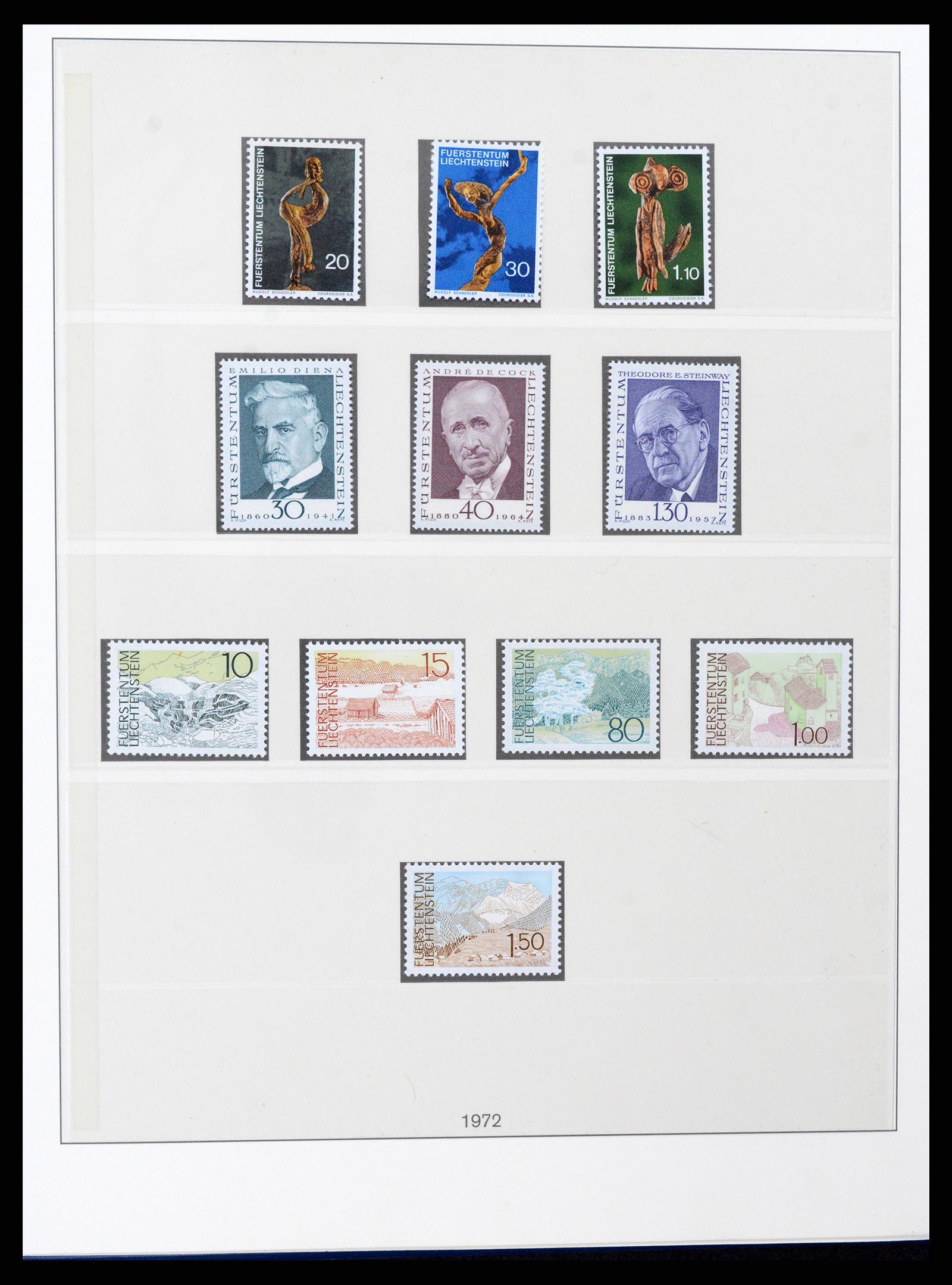 37295 057 - Postzegelverzameling 37295 Liechtenstein 1912-2009.
