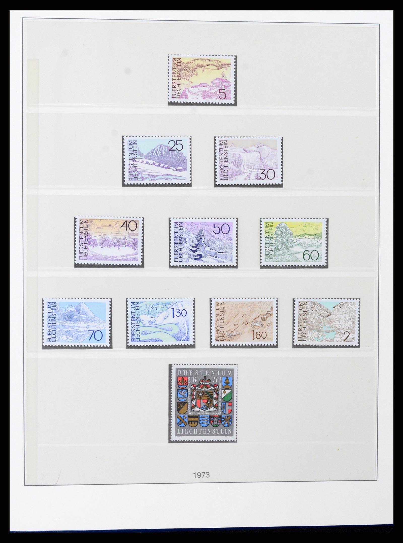 37295 059 - Stamp collection 37295 Liechtenstein 1912-2009.