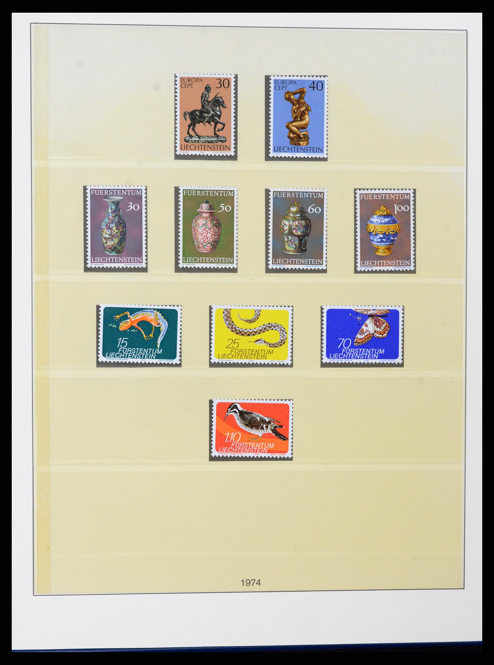 37295 060 - Postzegelverzameling 37295 Liechtenstein 1912-2009.
