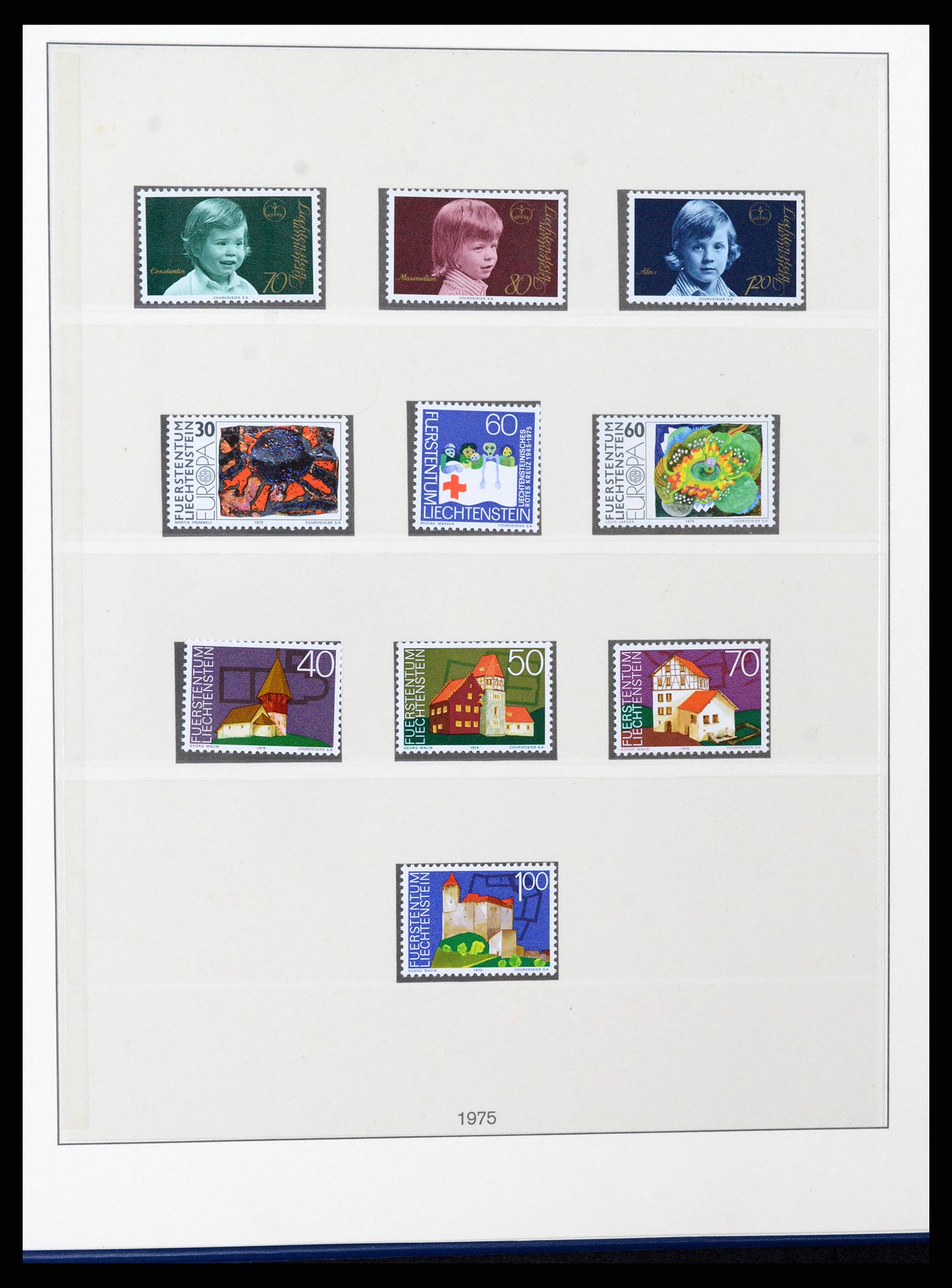 37295 062 - Postzegelverzameling 37295 Liechtenstein 1912-2009.