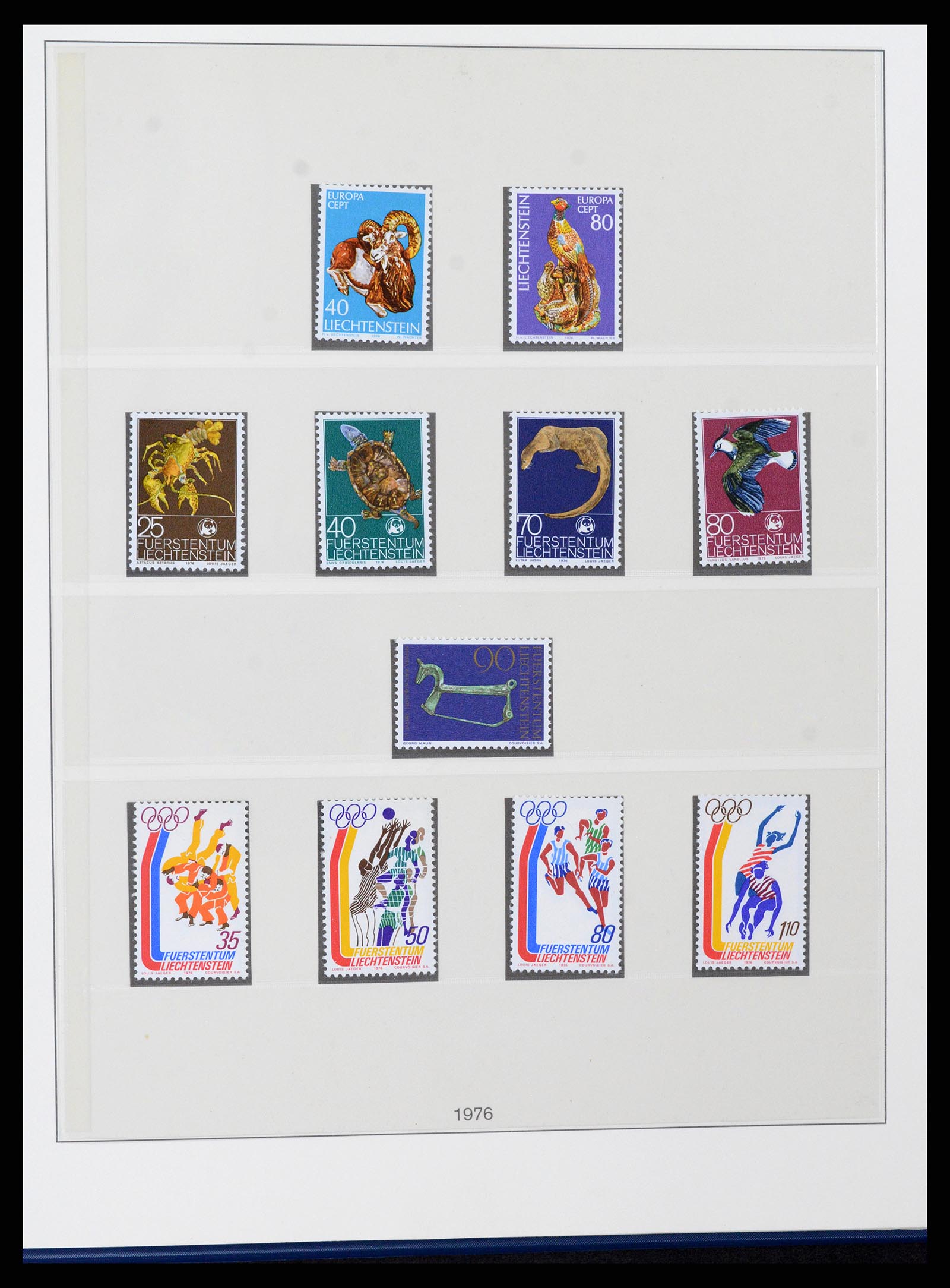37295 064 - Postzegelverzameling 37295 Liechtenstein 1912-2009.
