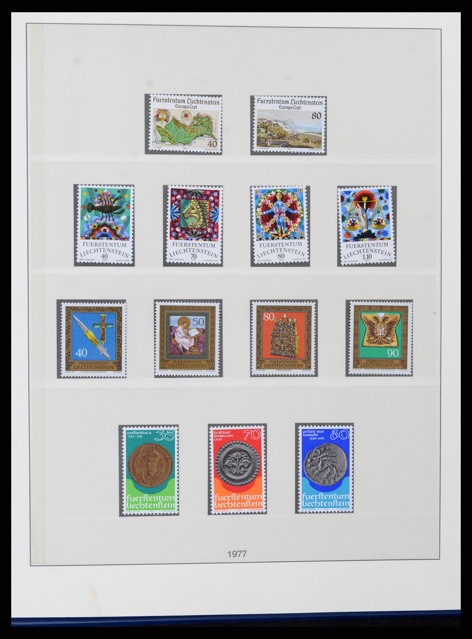 37295 067 - Postzegelverzameling 37295 Liechtenstein 1912-2009.