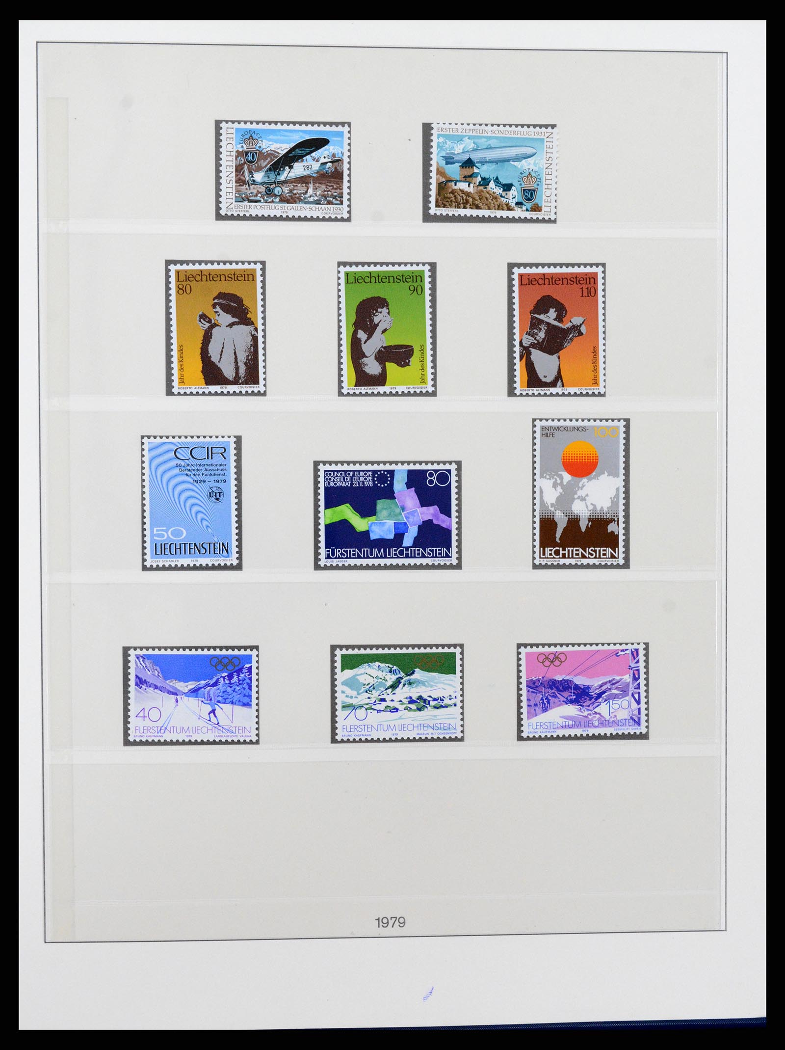37295 072 - Stamp collection 37295 Liechtenstein 1912-2009.