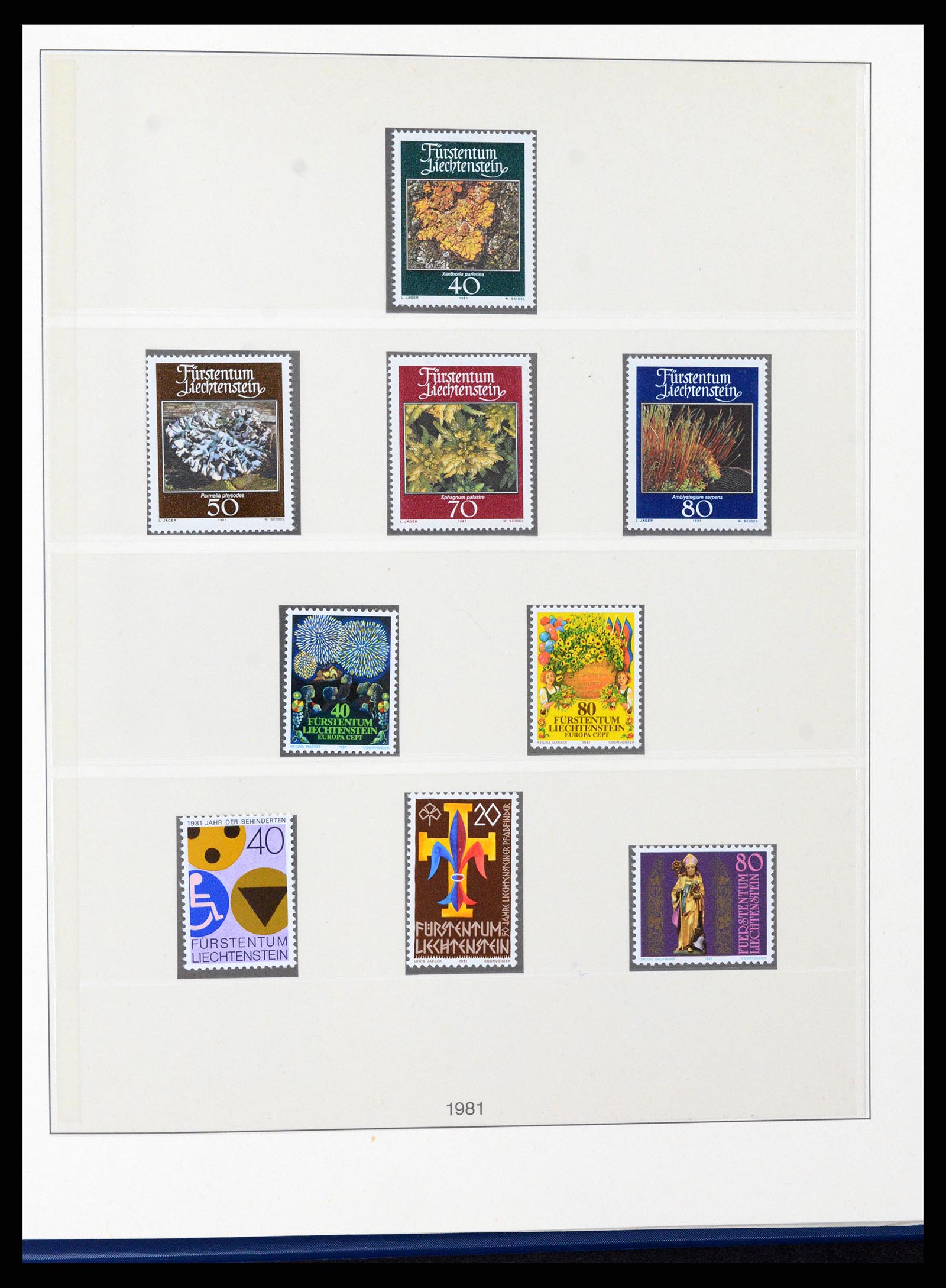 37295 077 - Postzegelverzameling 37295 Liechtenstein 1912-2009.