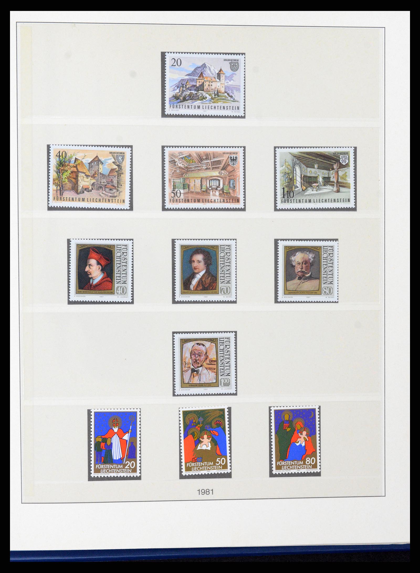 37295 078 - Postzegelverzameling 37295 Liechtenstein 1912-2009.