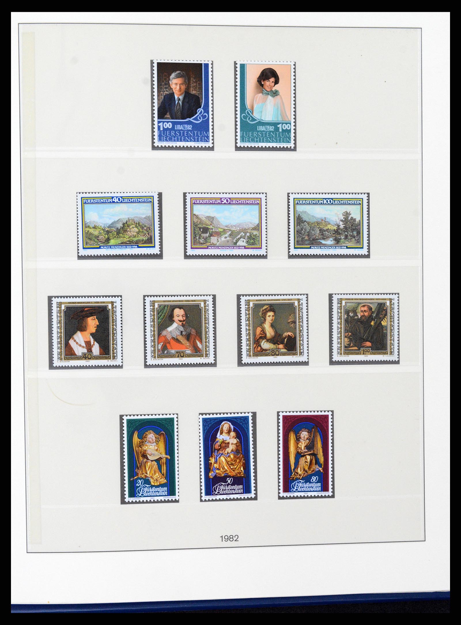 37295 080 - Postzegelverzameling 37295 Liechtenstein 1912-2009.