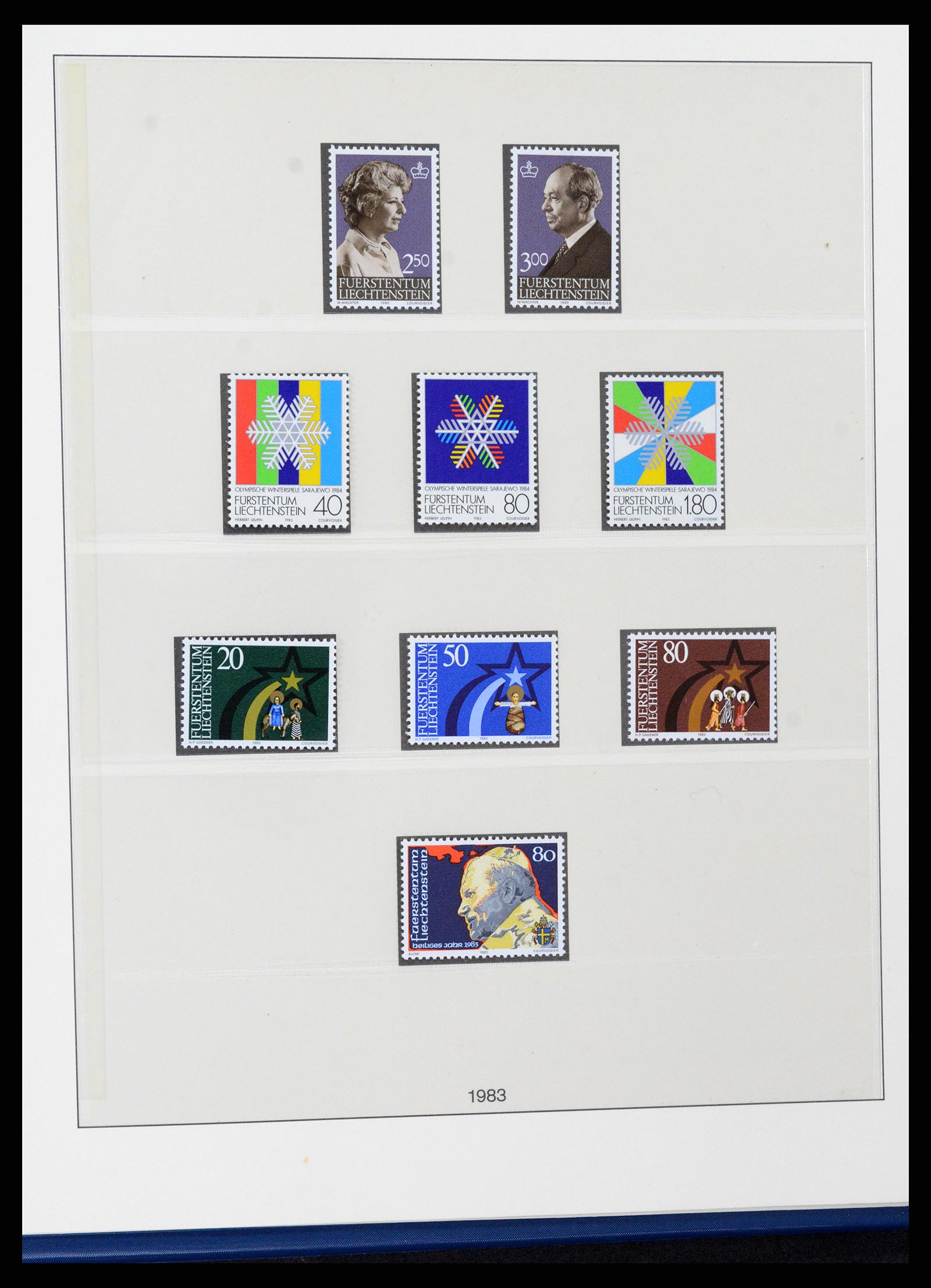 37295 082 - Postzegelverzameling 37295 Liechtenstein 1912-2009.