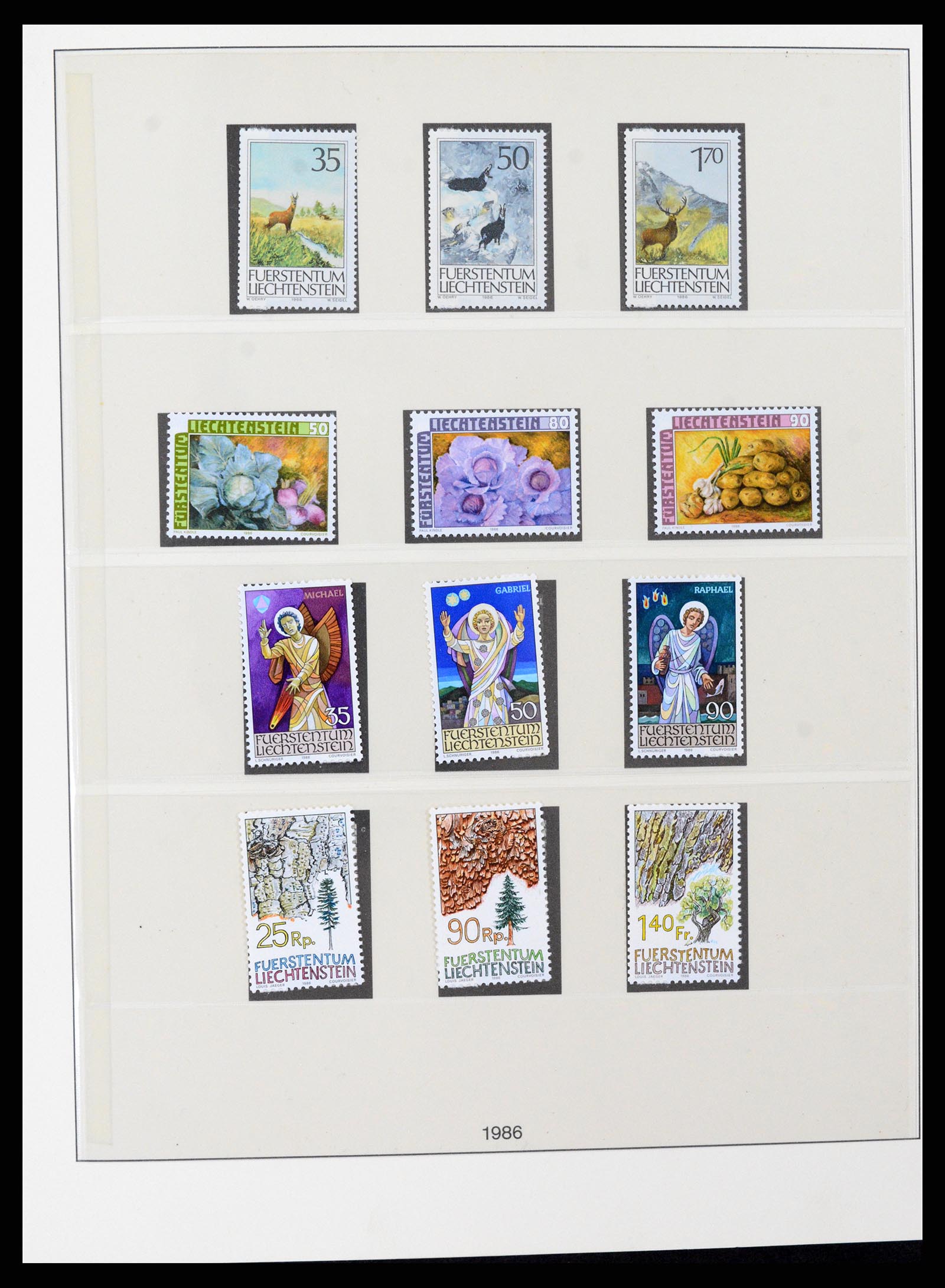37295 090 - Postzegelverzameling 37295 Liechtenstein 1912-2009.