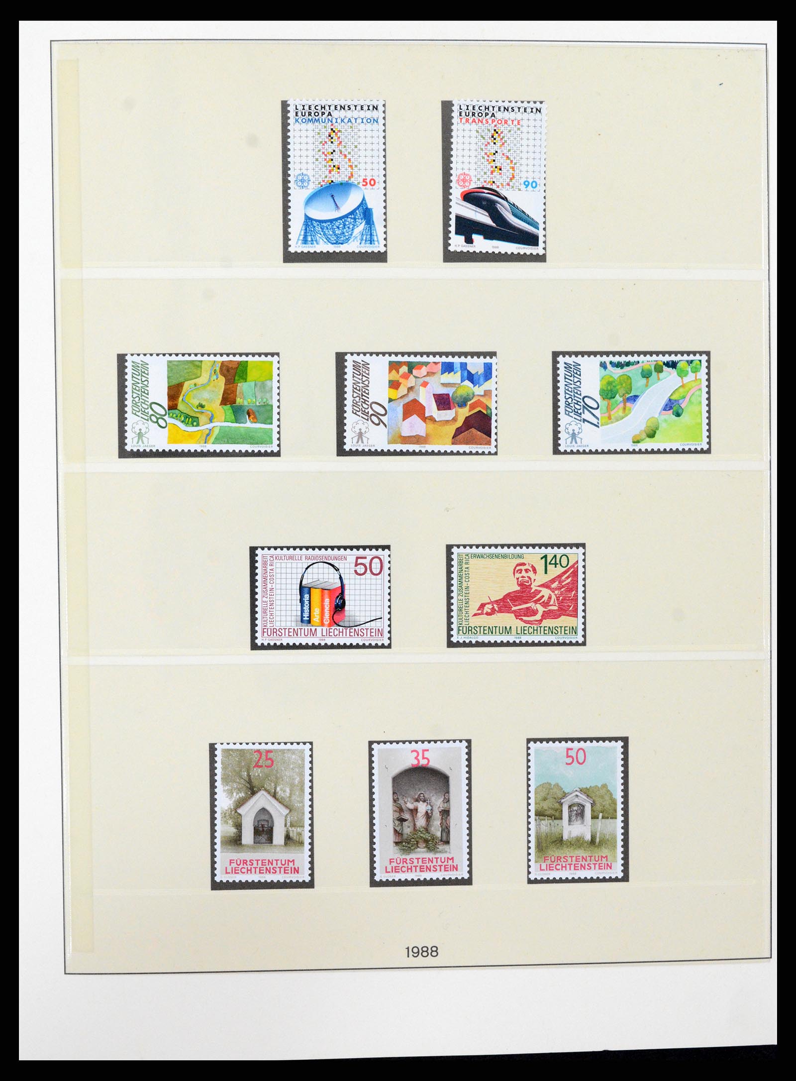 37295 094 - Postzegelverzameling 37295 Liechtenstein 1912-2009.