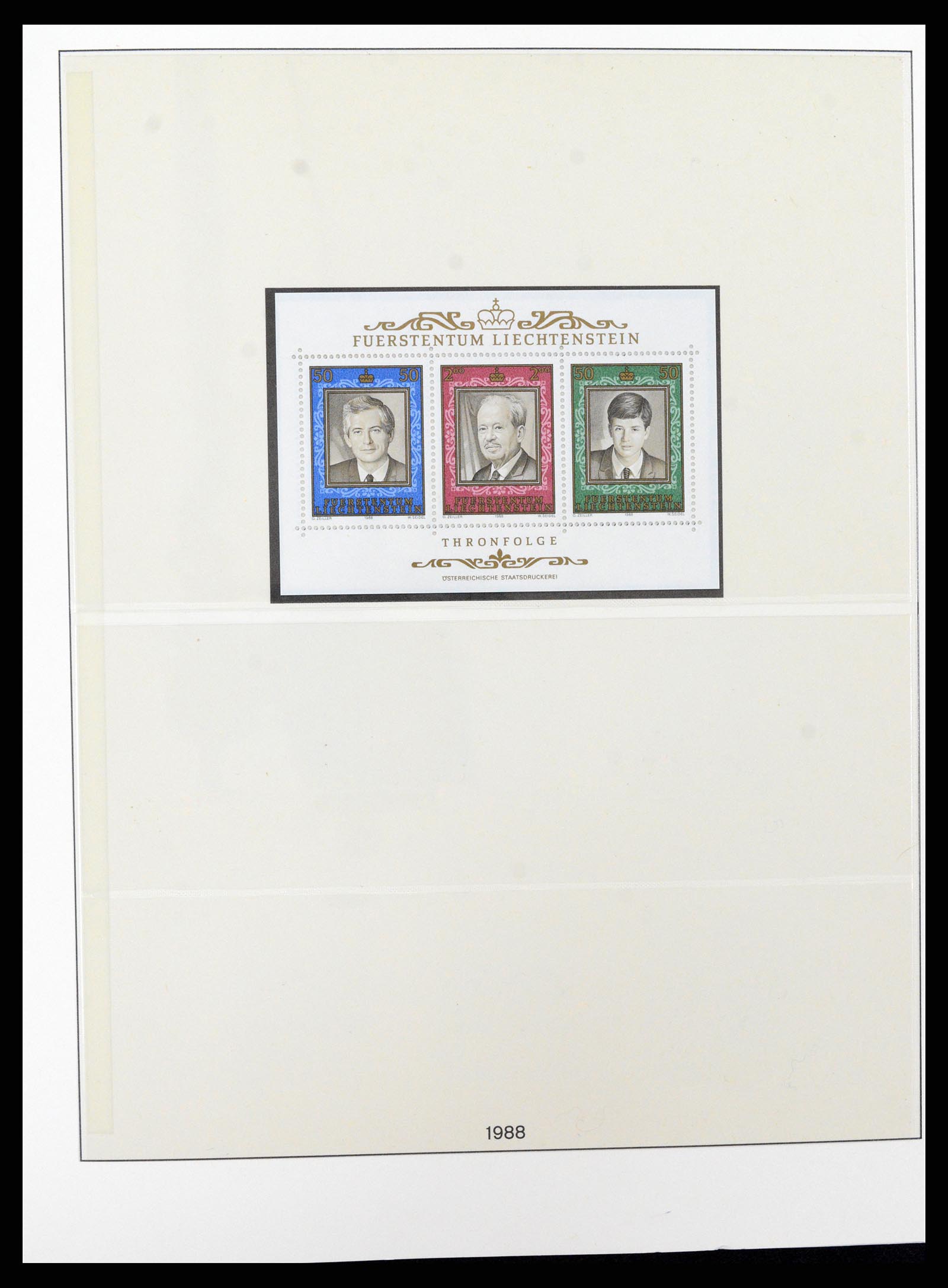 37295 095 - Postzegelverzameling 37295 Liechtenstein 1912-2009.