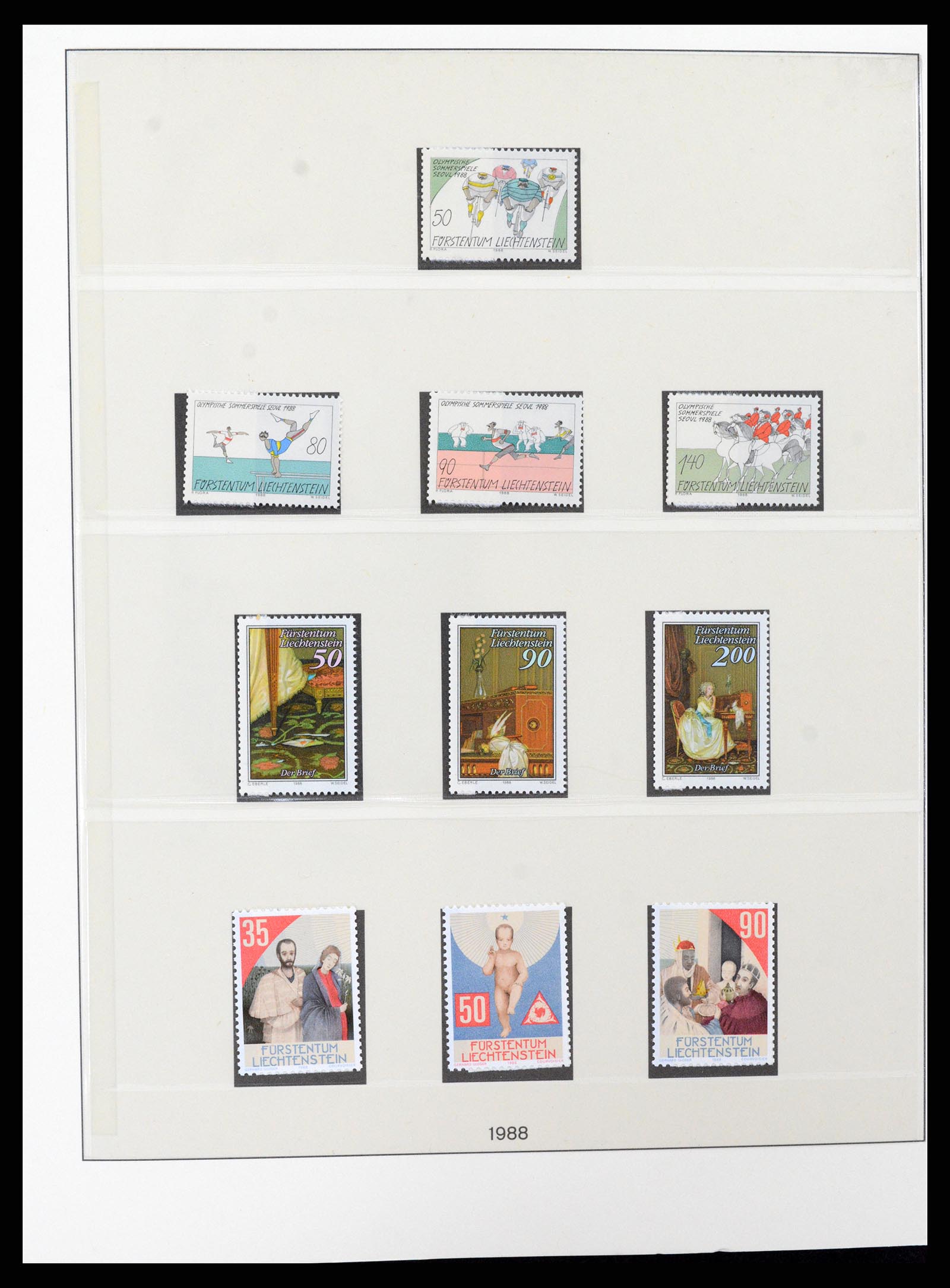37295 096 - Stamp collection 37295 Liechtenstein 1912-2009.