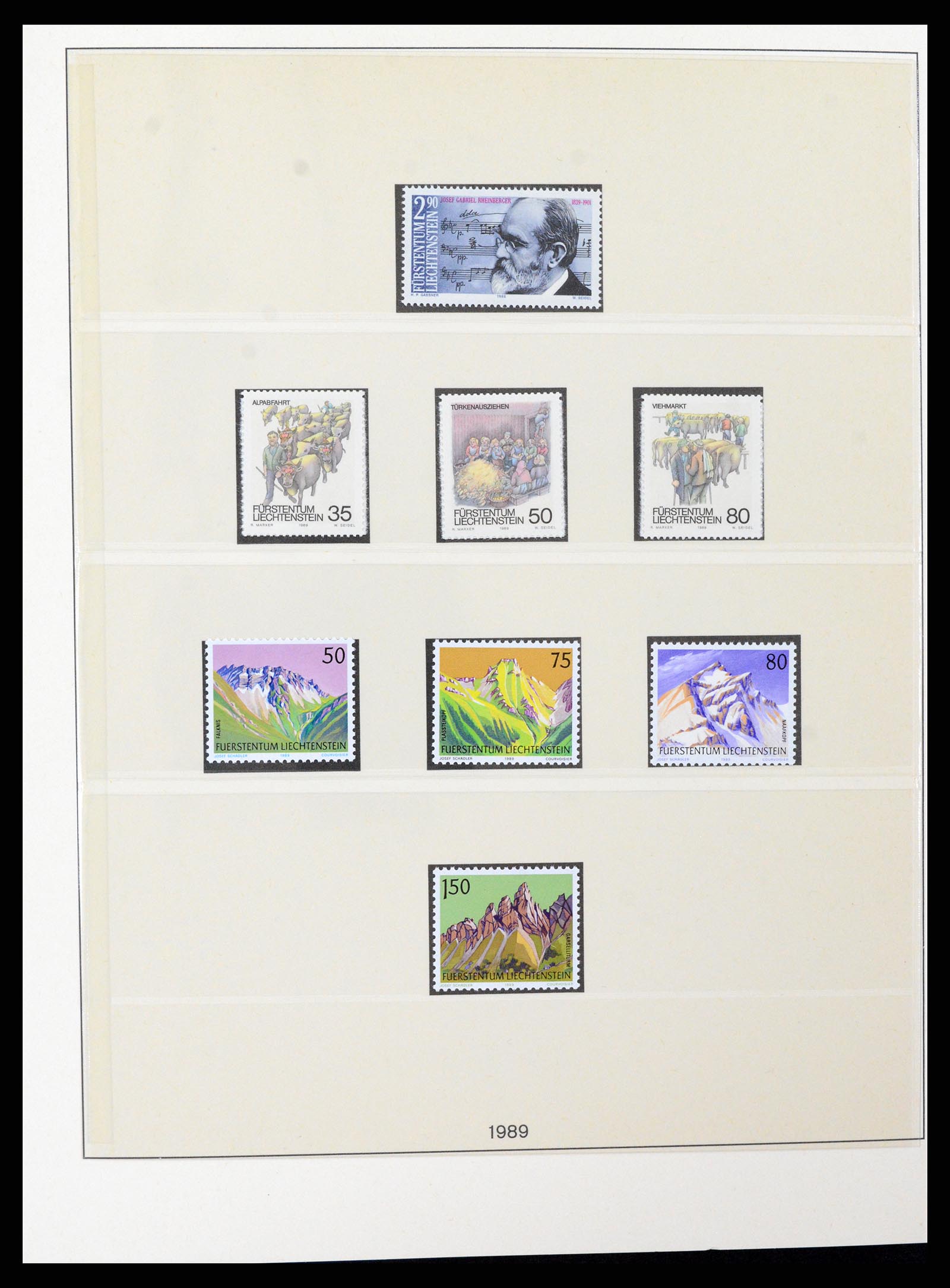 37295 098 - Postzegelverzameling 37295 Liechtenstein 1912-2009.