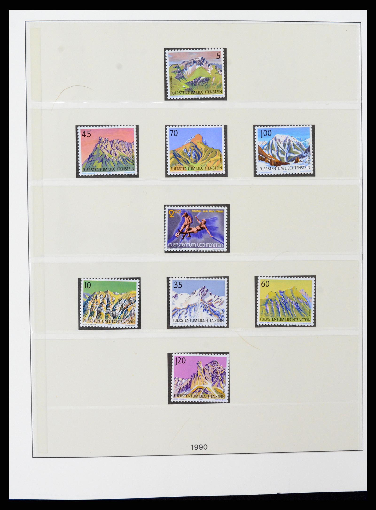 37295 101 - Stamp collection 37295 Liechtenstein 1912-2009.