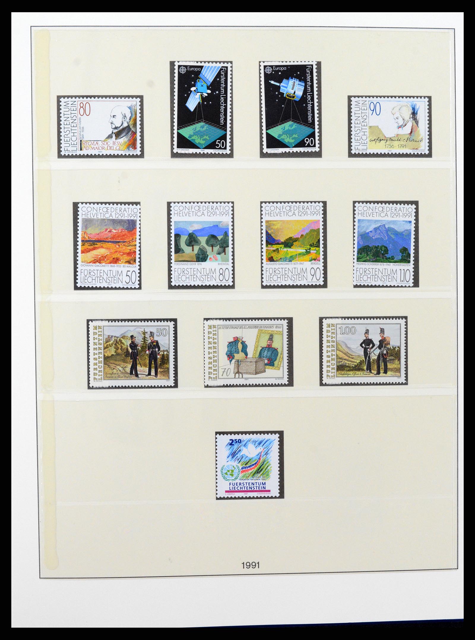 37295 103 - Stamp collection 37295 Liechtenstein 1912-2009.