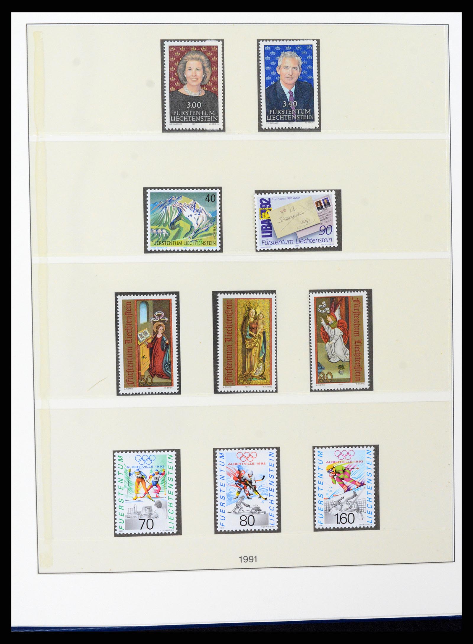 37295 104 - Stamp collection 37295 Liechtenstein 1912-2009.