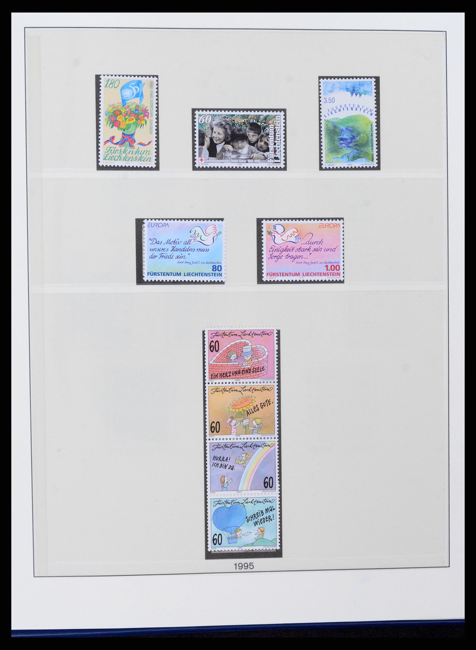 37295 113 - Stamp collection 37295 Liechtenstein 1912-2009.