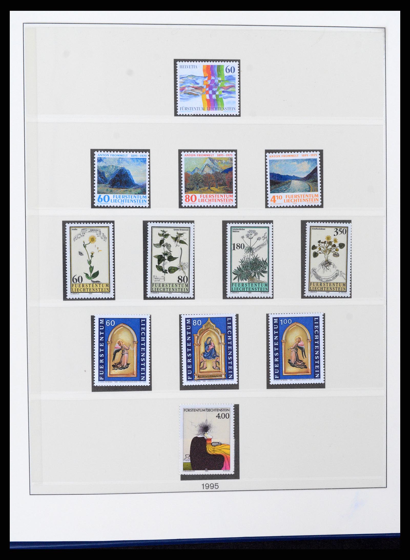 37295 114 - Stamp collection 37295 Liechtenstein 1912-2009.